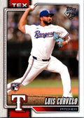 2026 Topps Luis Curvelo #386 Texas Rangers Near Mint or Better