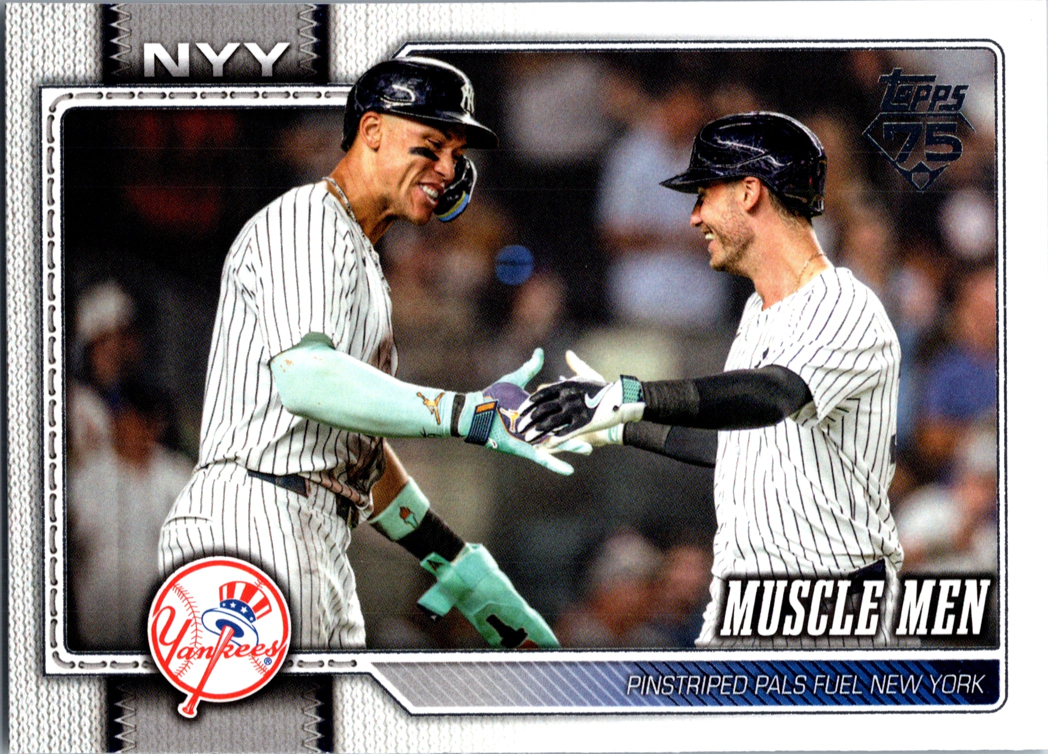 2026 Topps Muscle Men Aaron Judge Cody Bellinger #479 New York Yankees Near Mint