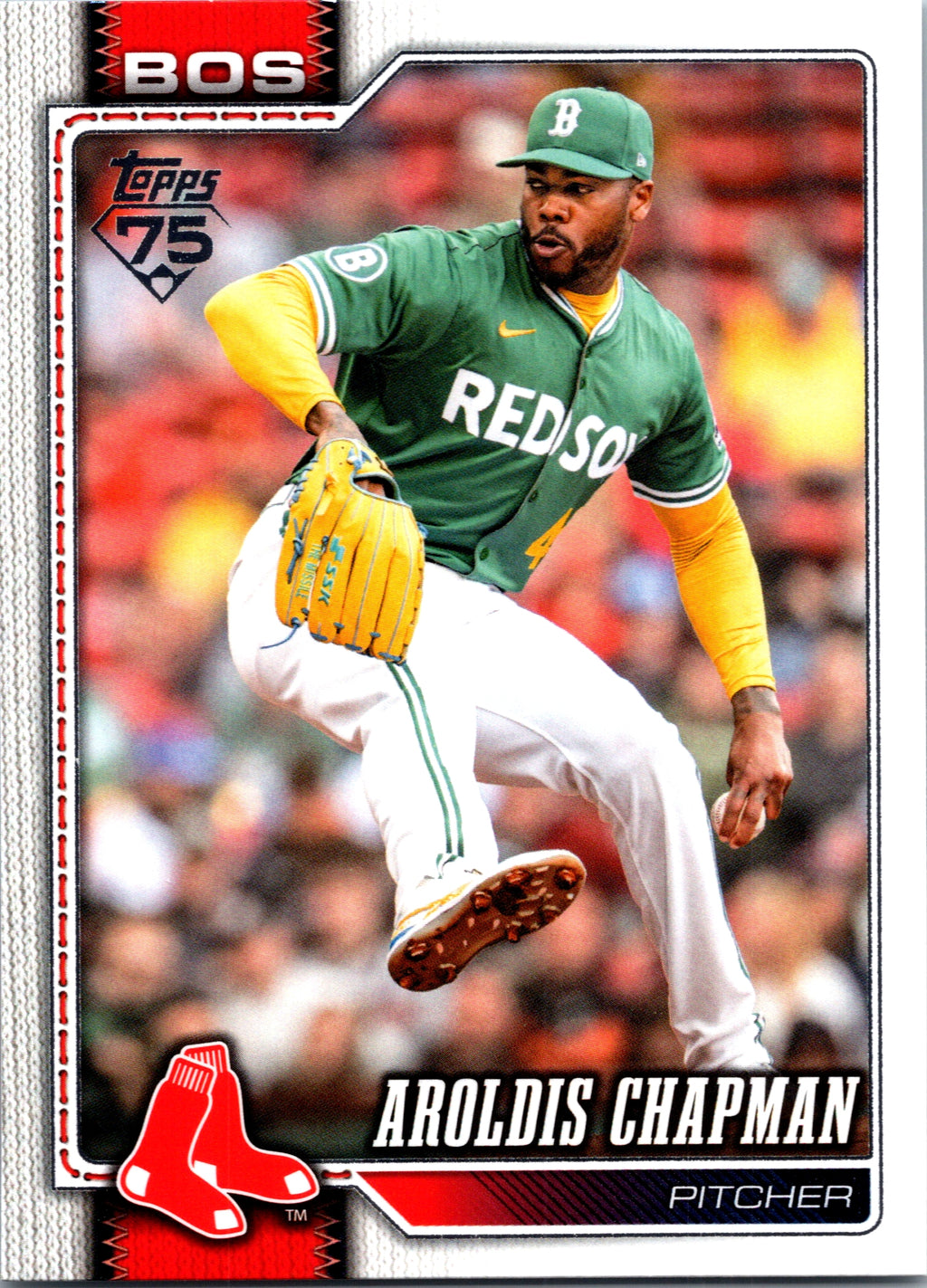 2026 Topps Aroldis Chapman #656 Boston Red Sox Near Mint or Better