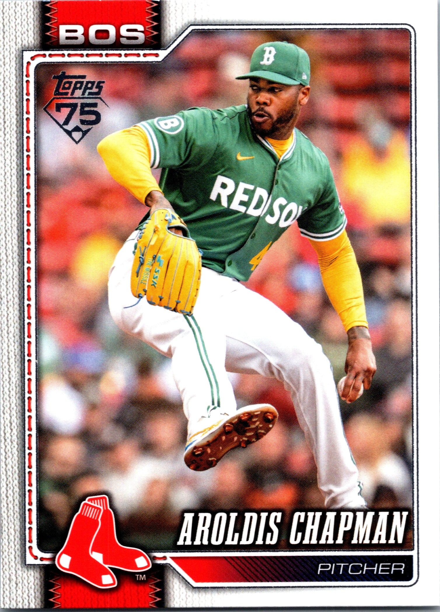 2026 Topps Aroldis Chapman #656 Boston Red Sox Near Mint or Better