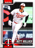 2026 Topps Matt Wallner #426 Minnesota Twins Near Mint or Better