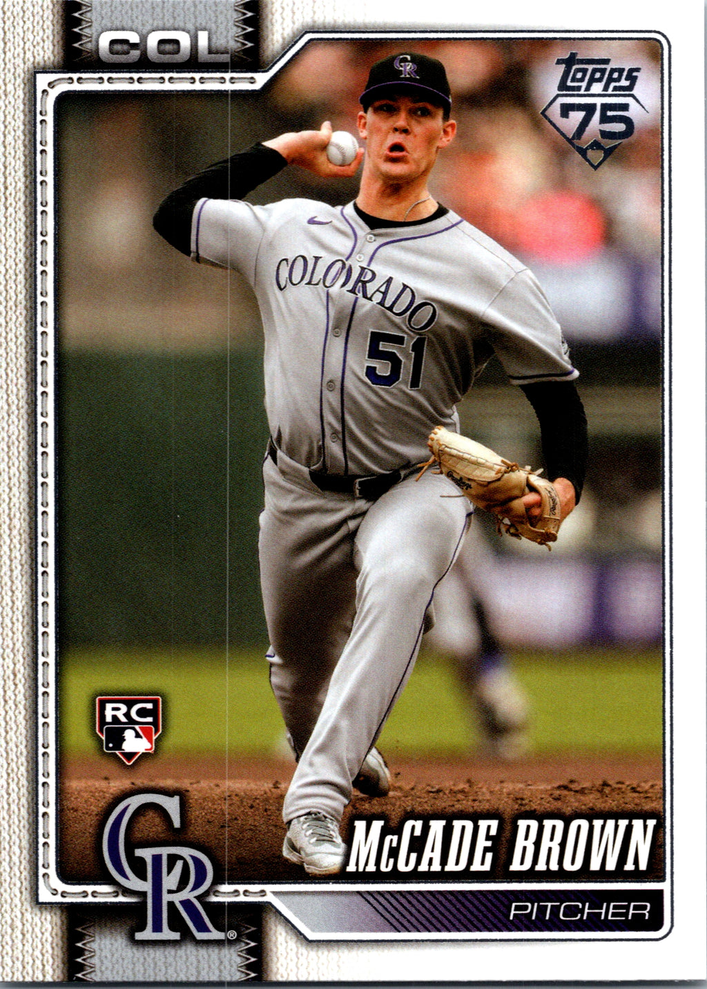 2026 Topps McCade Brown #595 Colorado Rockies Near Mint or Better