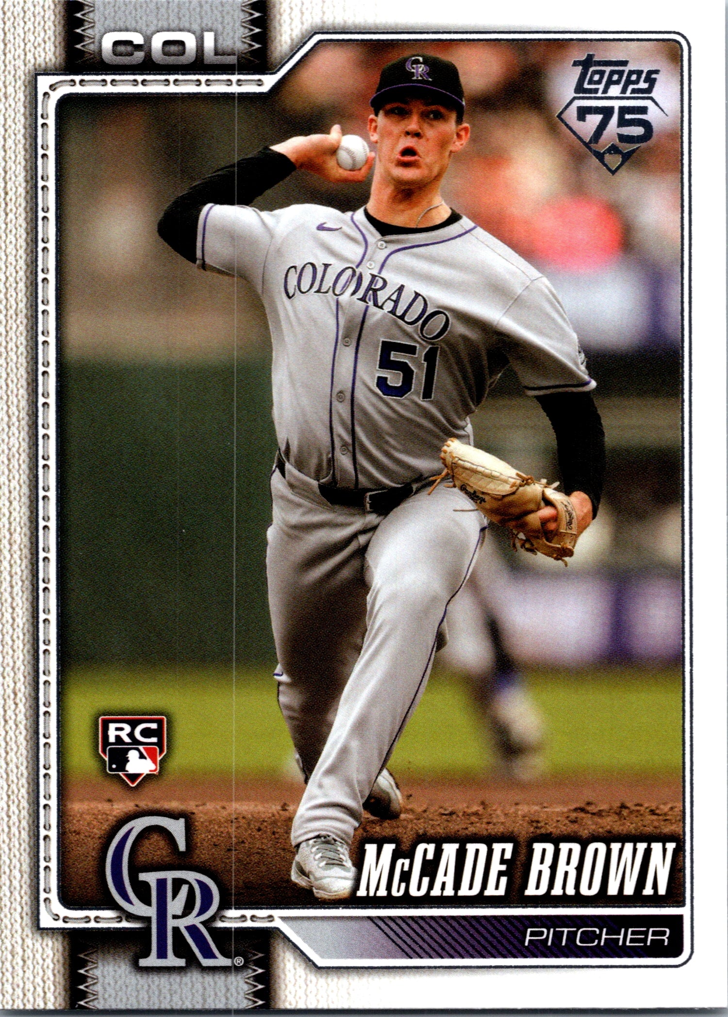 2026 Topps McCade Brown #595 Colorado Rockies Near Mint or Better