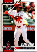 2026 Topps Kyren Paris #378 Los Angeles Angels Near Mint or Better