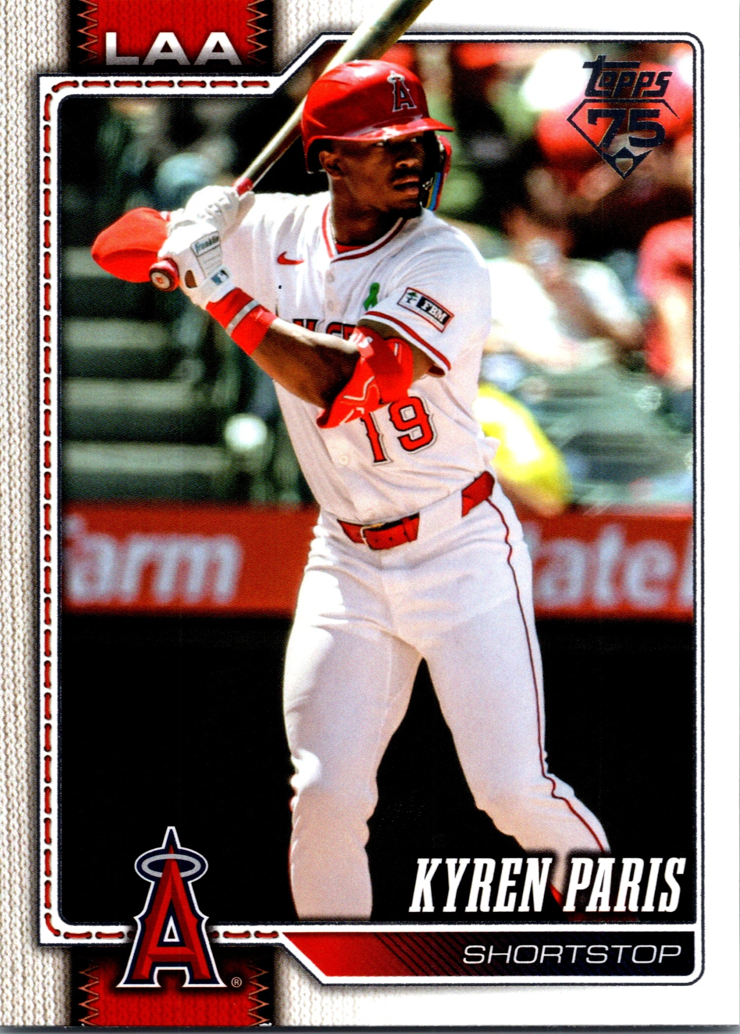 2026 Topps Kyren Paris #378 Los Angeles Angels Near Mint or Better