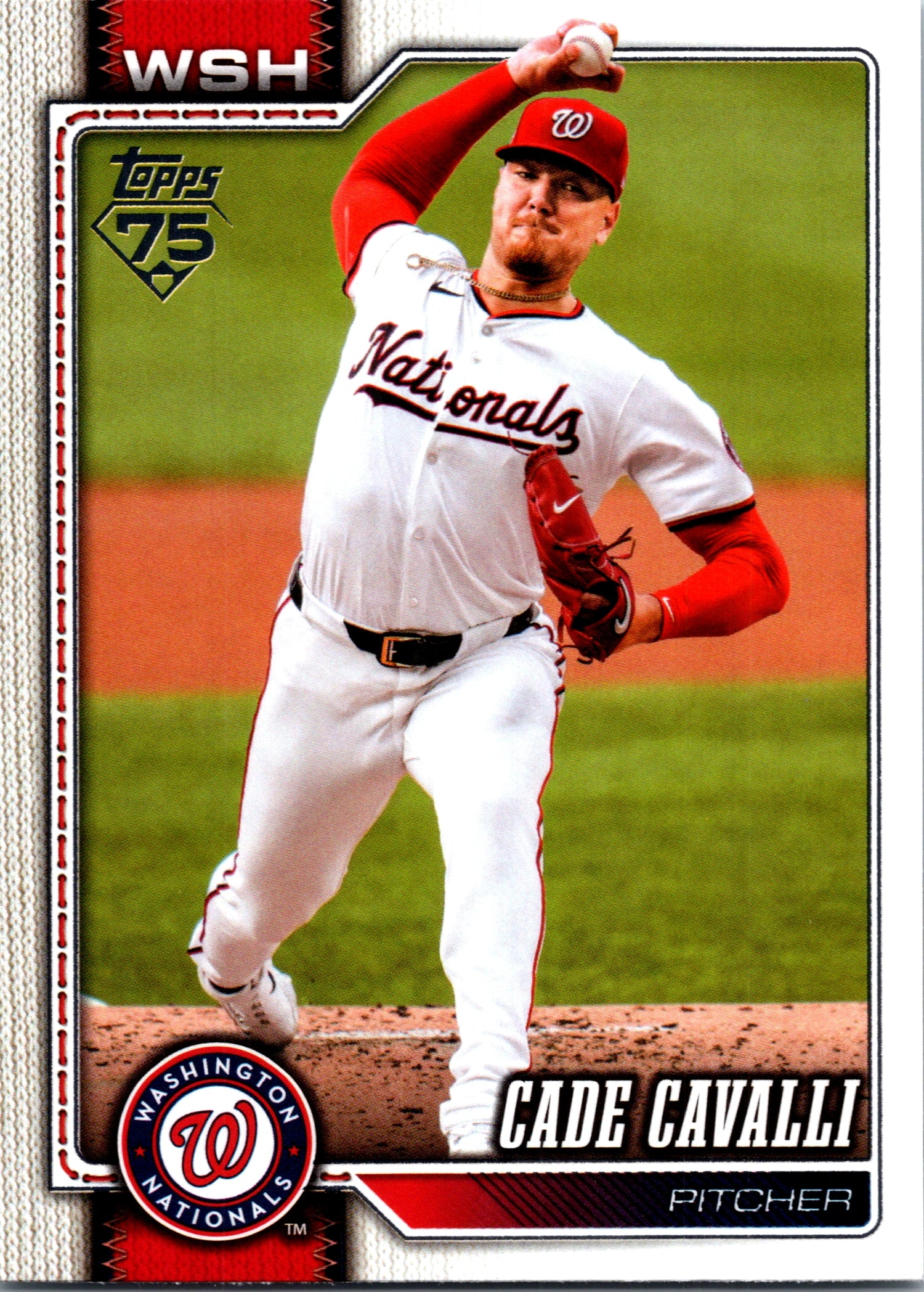 2026 Topps Cade Cavalli #418 Washington Nationals Near Mint or Better