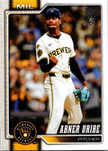 2026 Topps Abner Uribe #651 Milwaukee Brewers Near Mint or Better