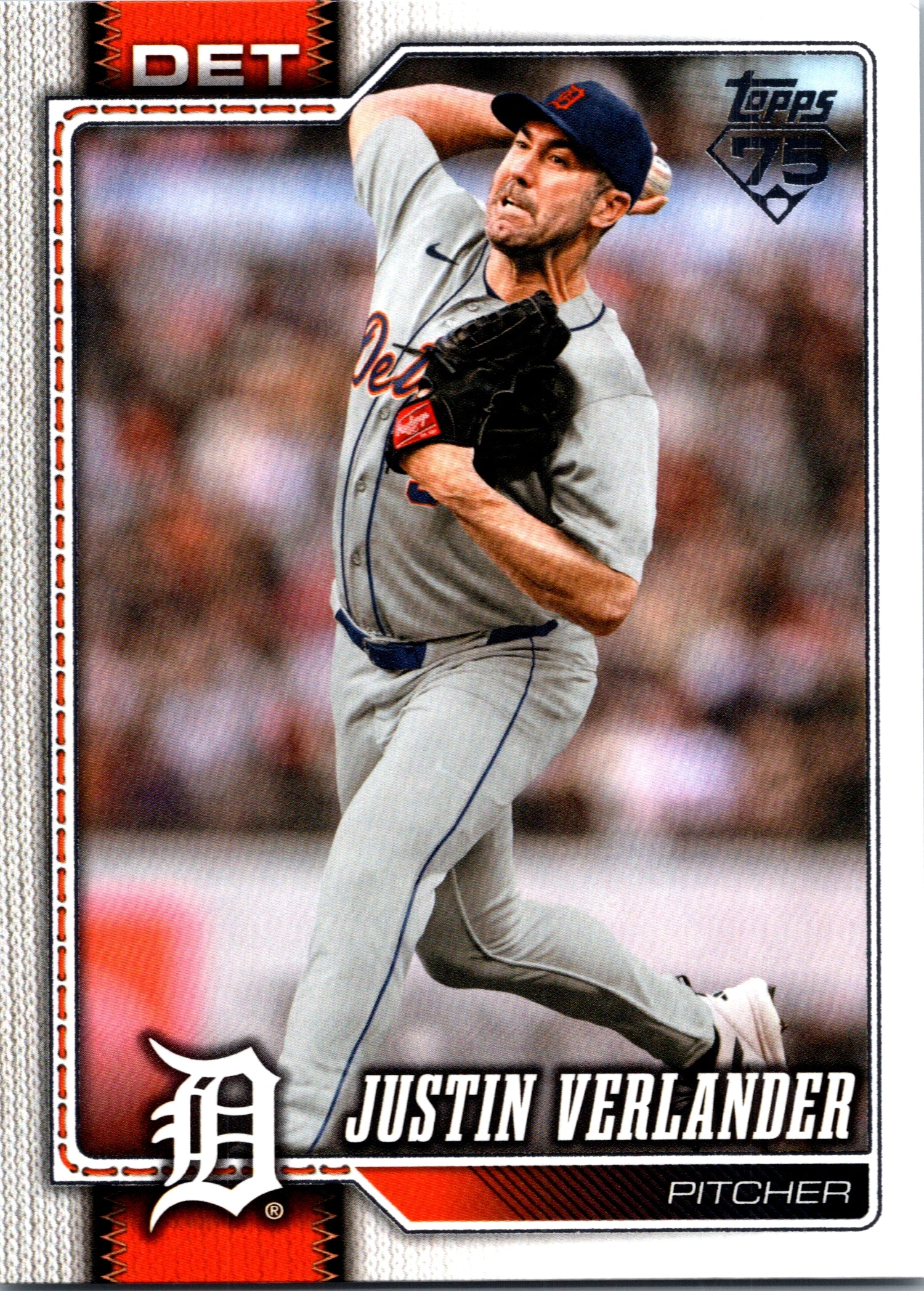 2026 Topps Justin Verlander #415 Detroit Tigers Near Mint or Better