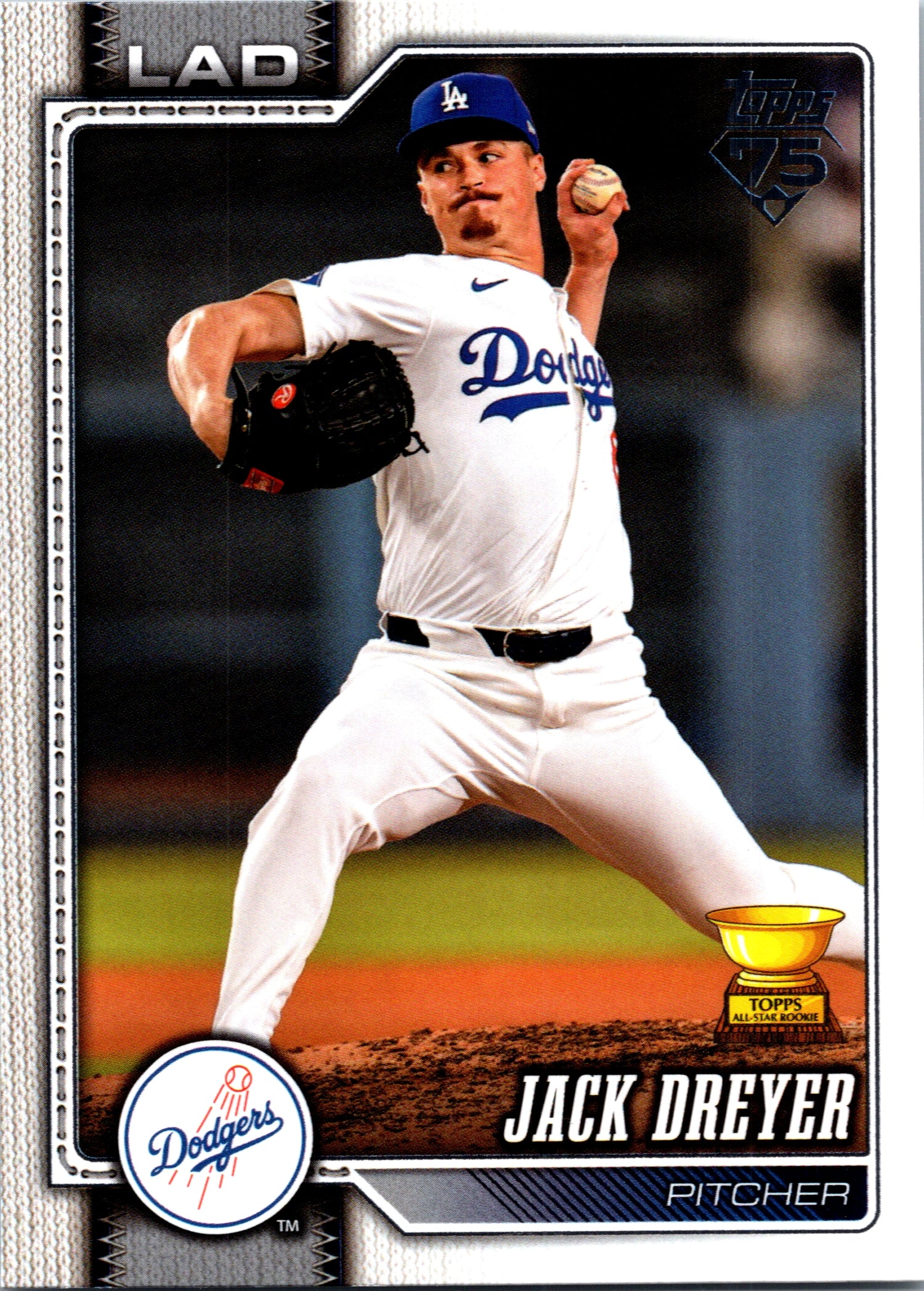 2026 Topps Jack Dreyer #390 Los Angeles Dodgers Near Mint or Better