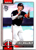2026 Topps Eric Wagaman #394 Minnesota Twins Near Mint or Better
