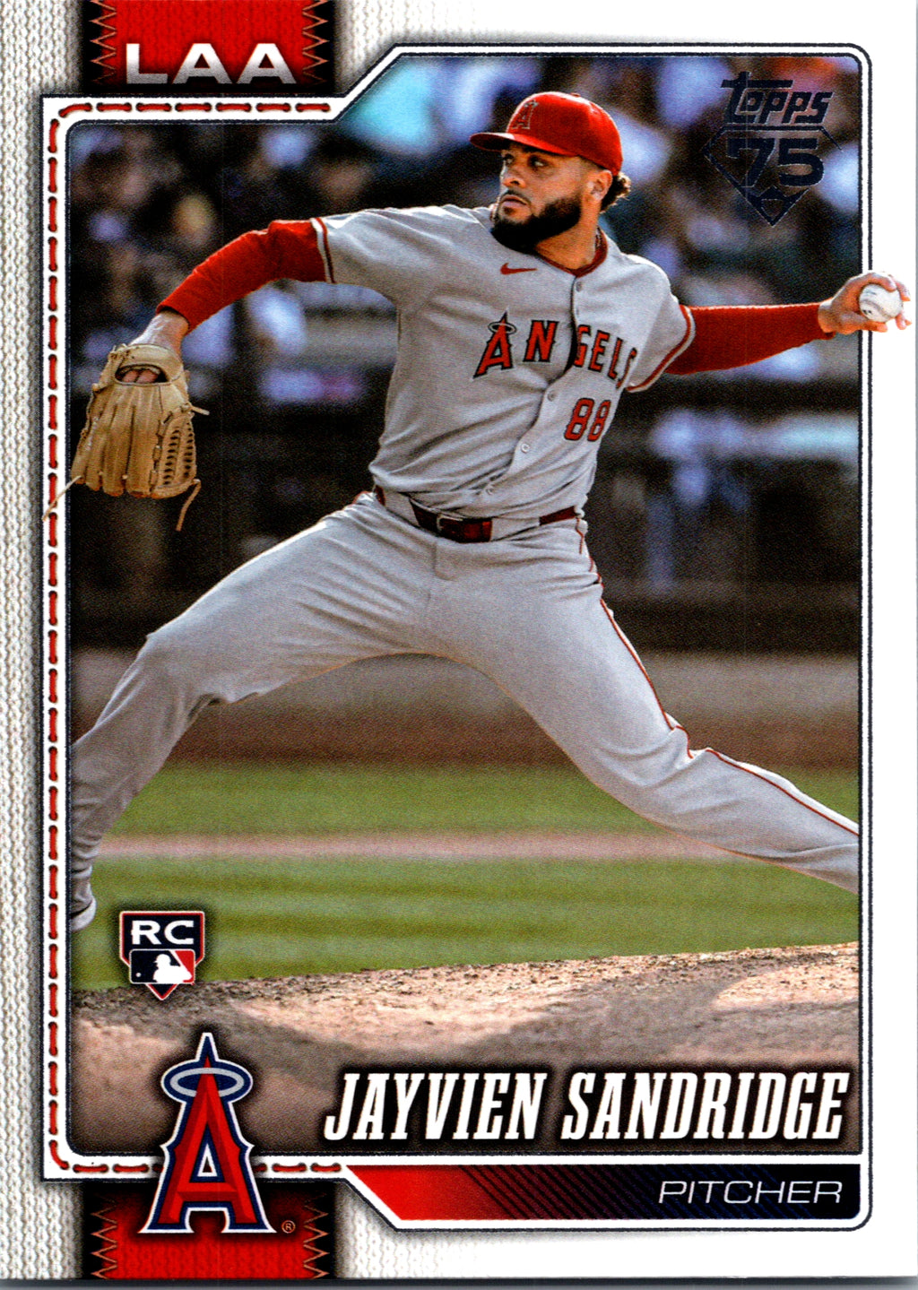 2026 Topps Jayvien Sandridge #511 Los Angeles Angels Near Mint or Better