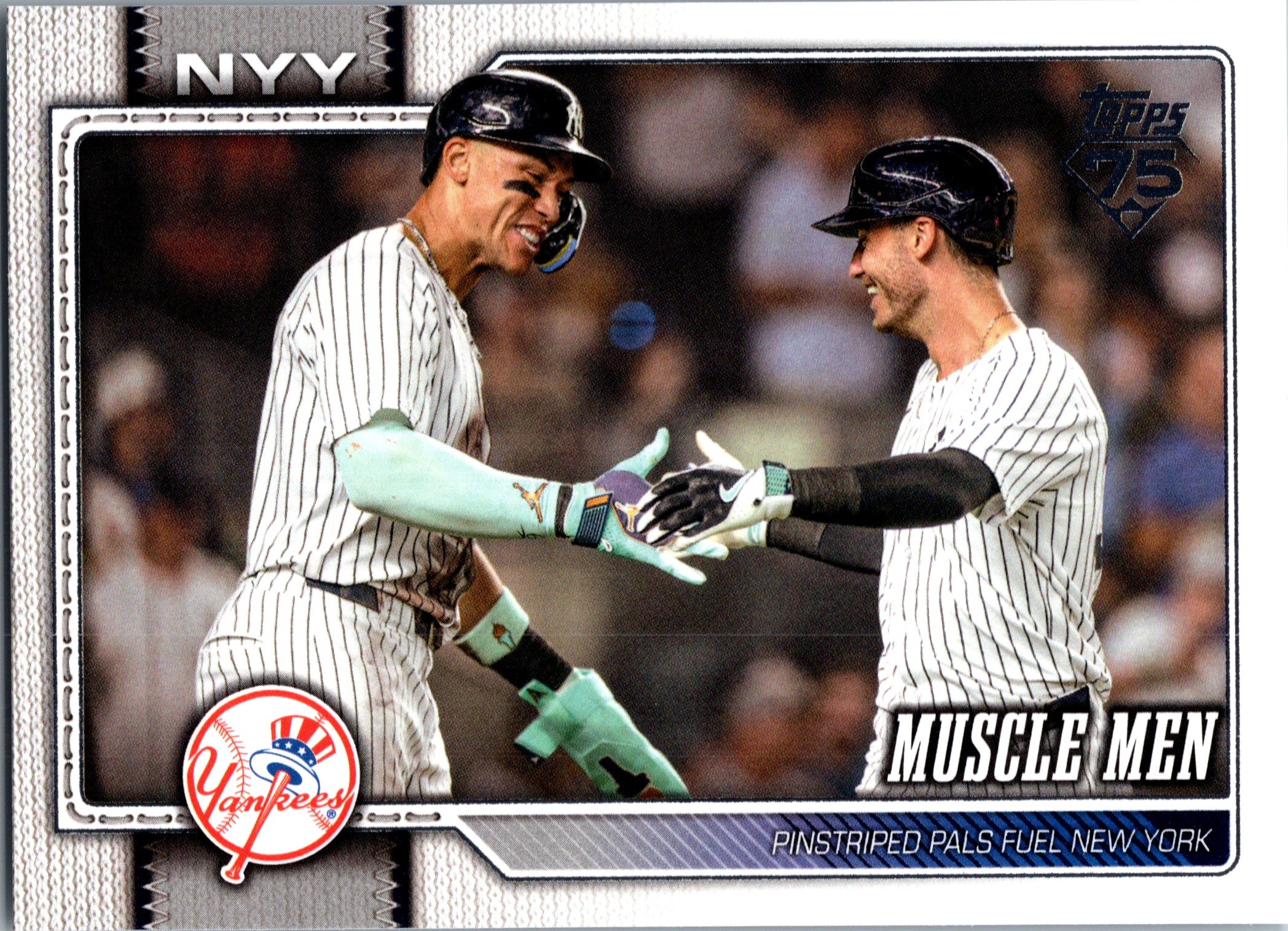 2026 Topps Muscle Men (Aaron Judge / Cody Bellinger) #479 New York Yankees NM