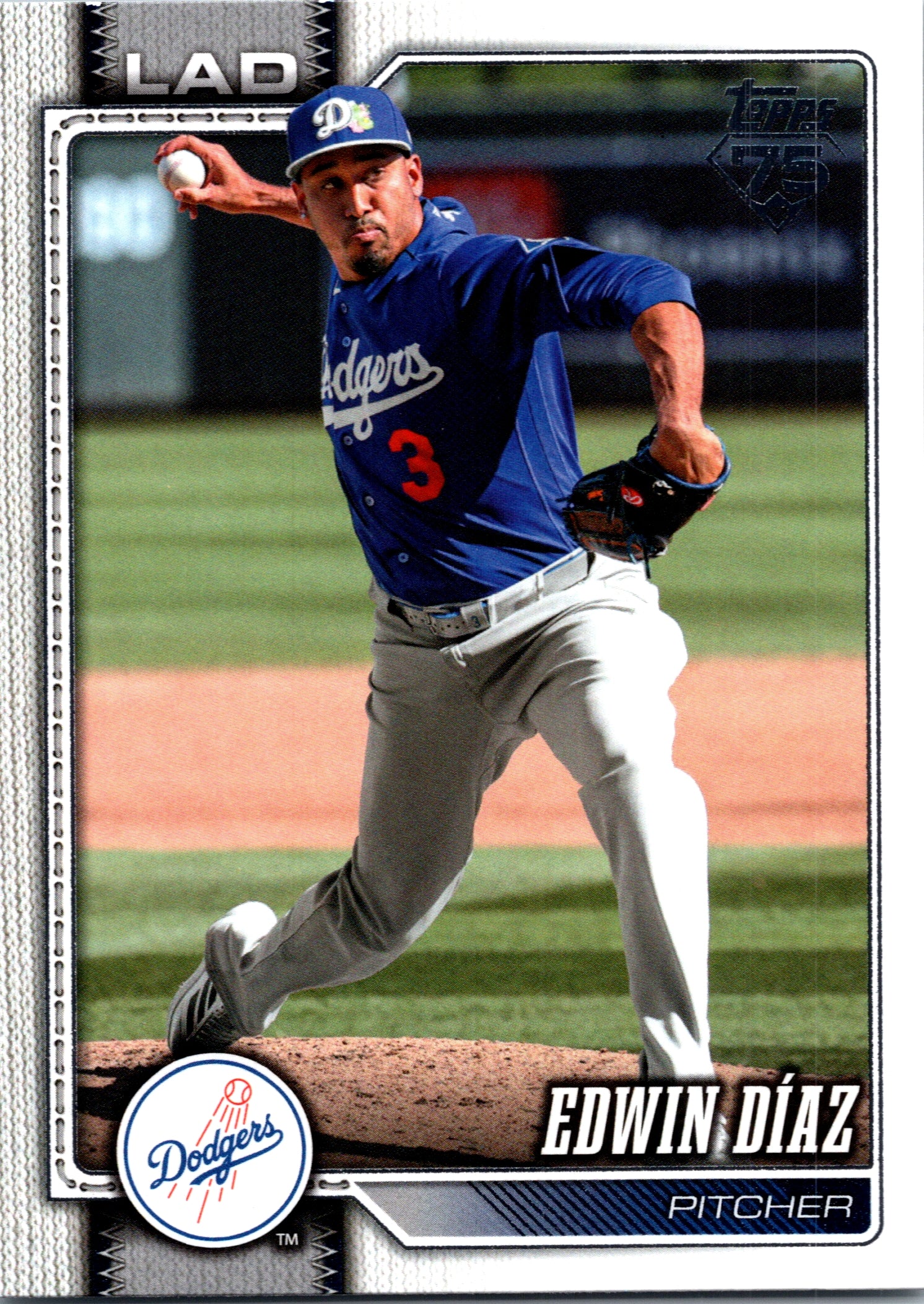 2026 Topps Edwin Díaz #506 Los Angeles Dodgers Near Mint or Better