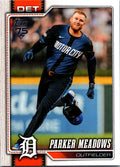 2026 Topps Parker Meadows #404 Detroit Tigers Near Mint or Better