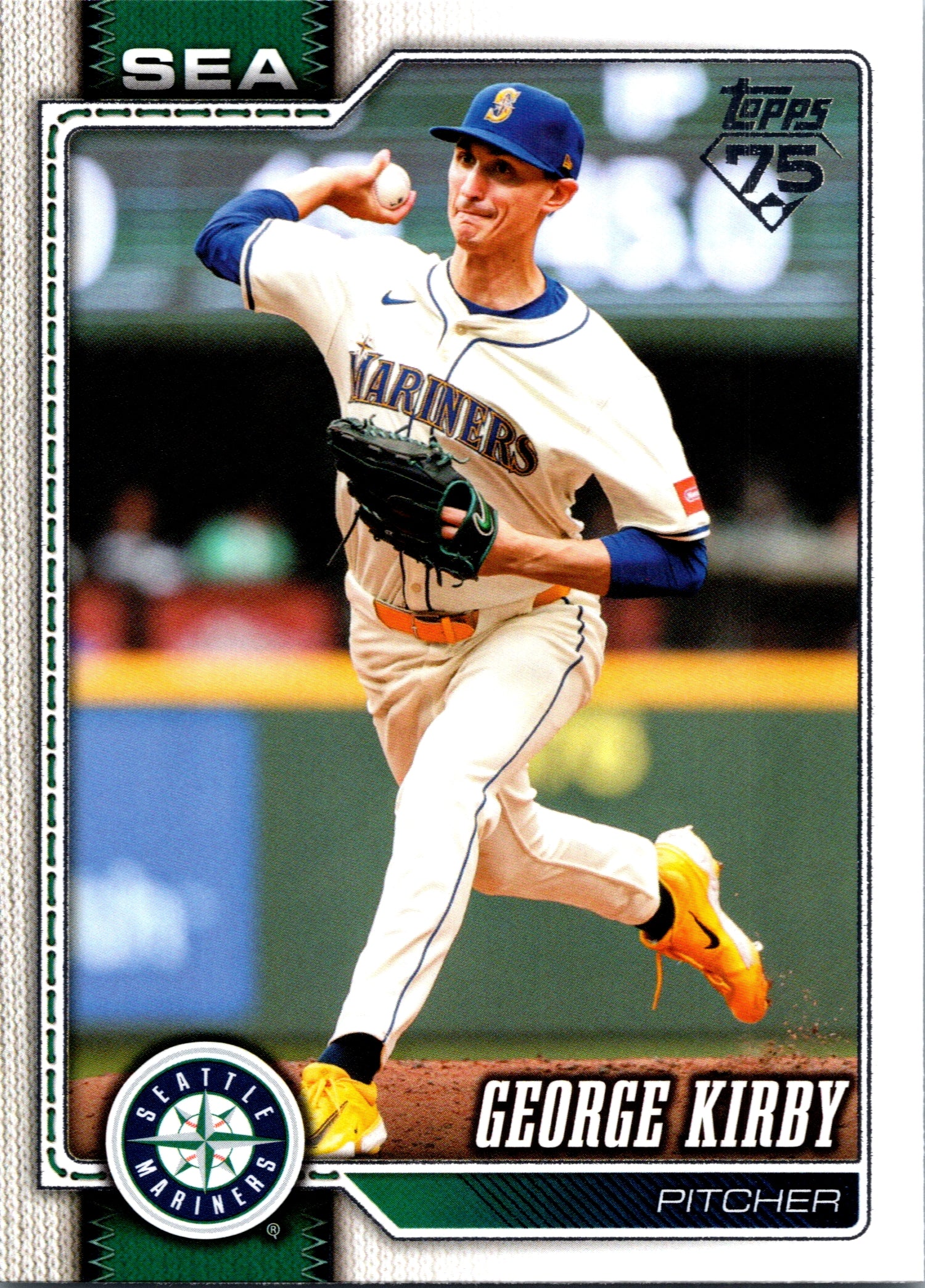 2026 Topps George Kirby #493 Seattle Mariners Near Mint or Better