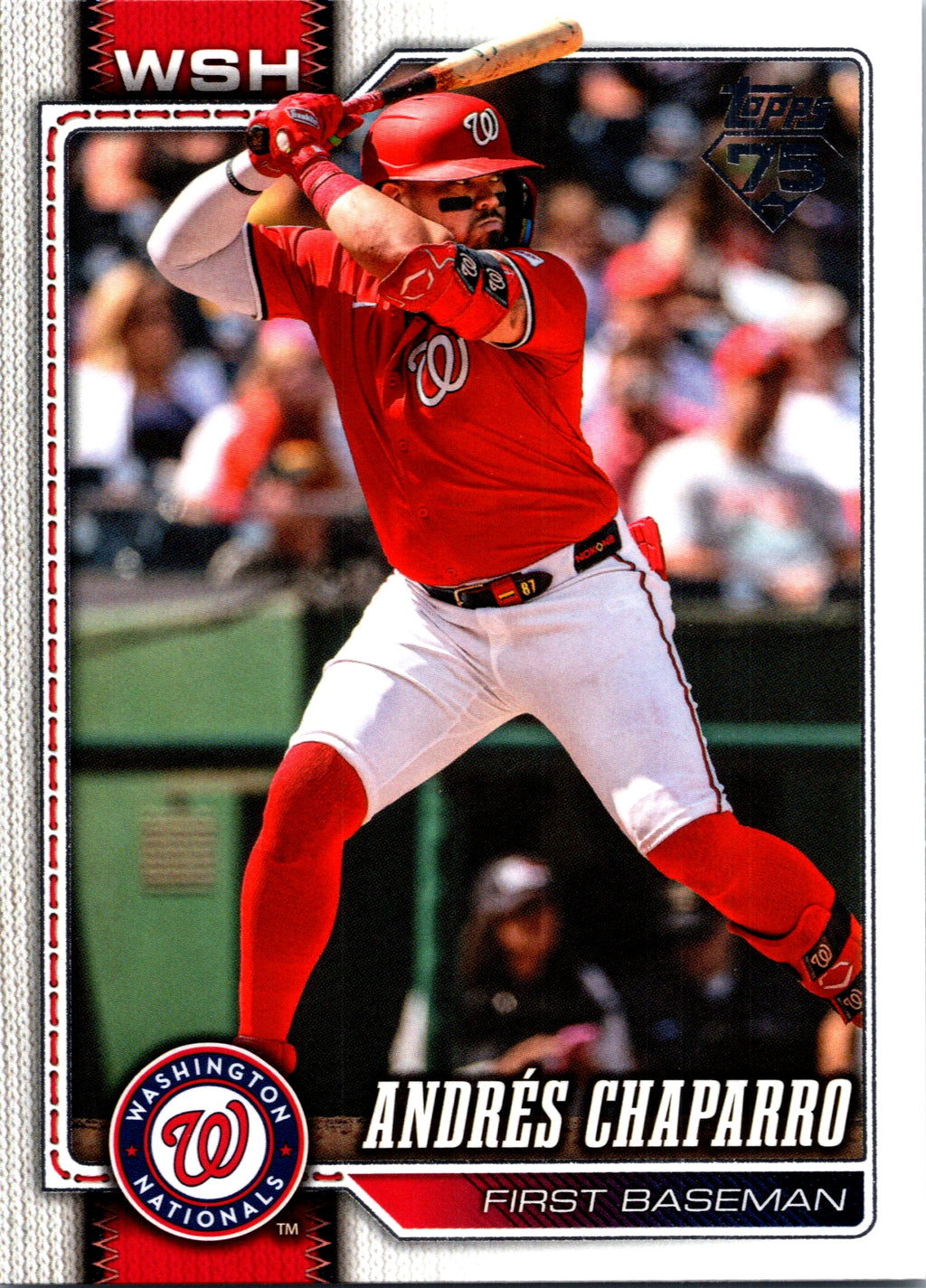 2026 Topps Andrés Chaparro #462 Washington Nationals Near Mint or Better