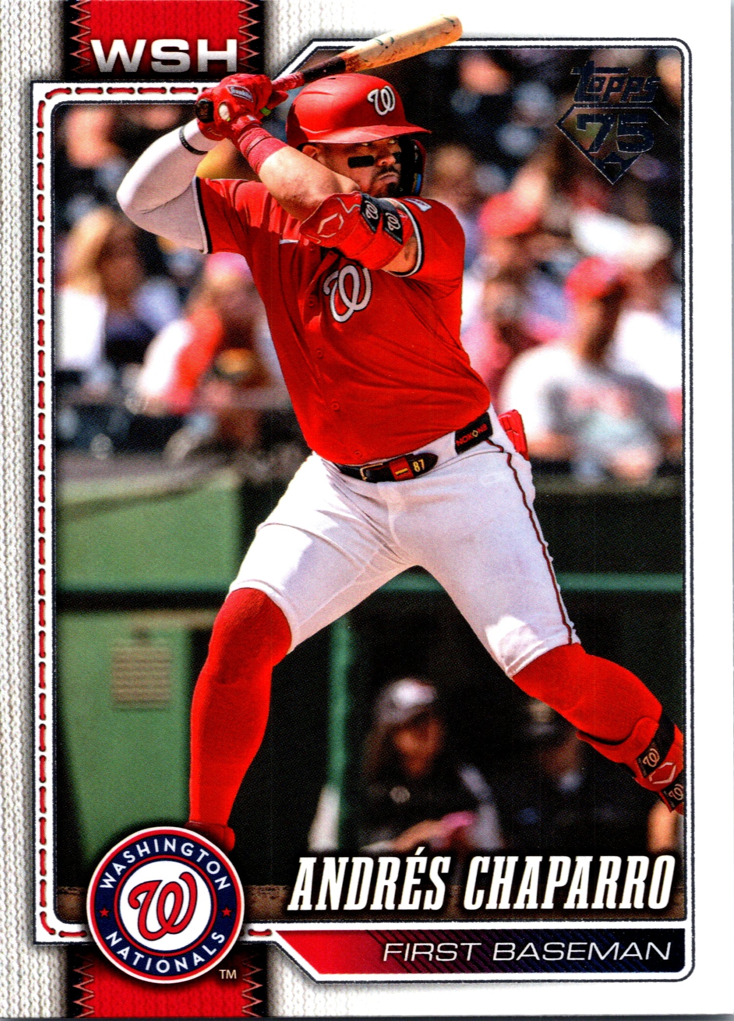 2026 Topps Andrés Chaparro #462 Washington Nationals Near Mint or Better