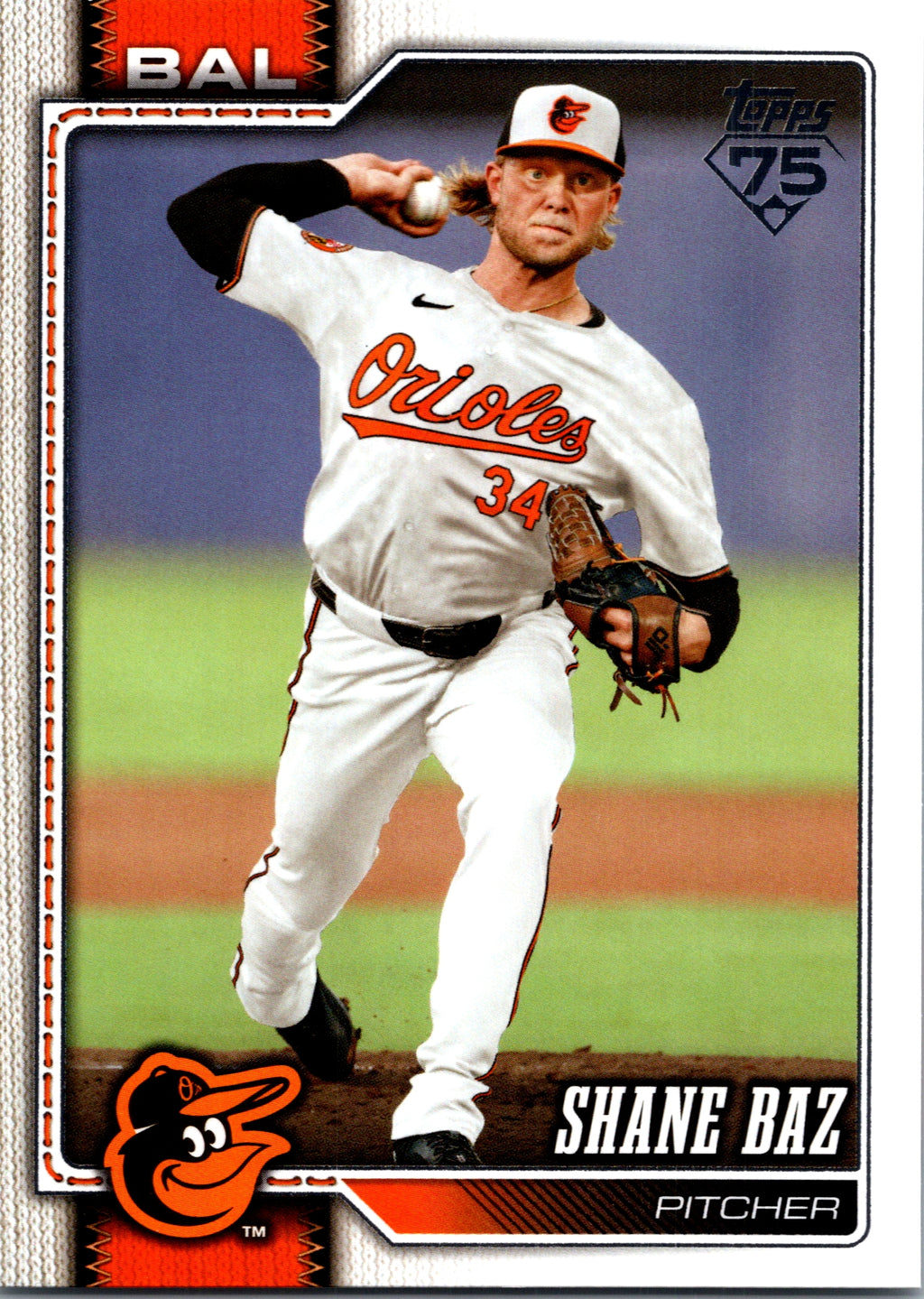 2026 Topps Shane Baz #475 Baltimore Orioles Near Mint or Better