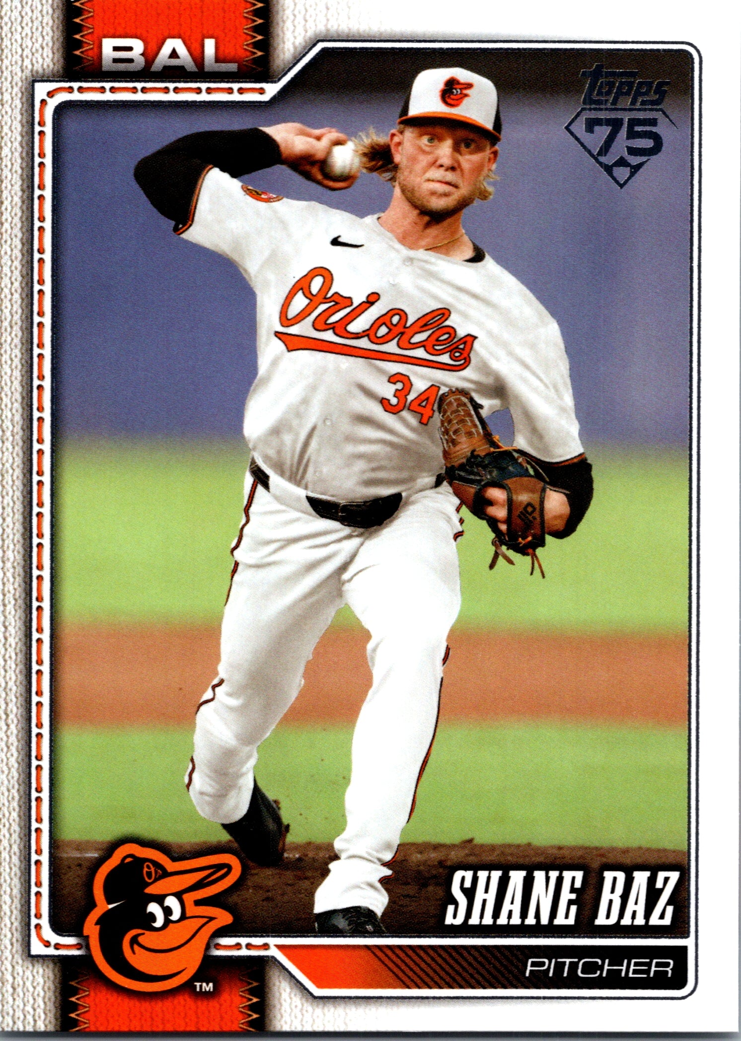 2026 Topps Shane Baz #475 Baltimore Orioles Near Mint or Better