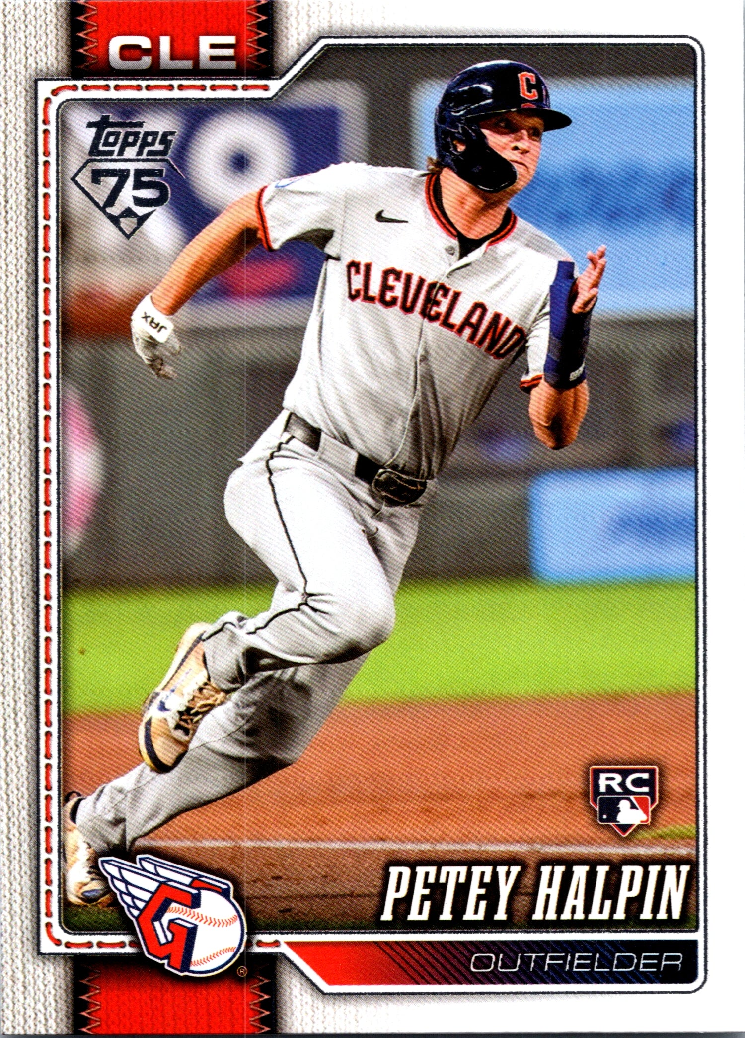 2026 Topps Petey Halpin #668 Cleveland Guardians Near Mint or Better