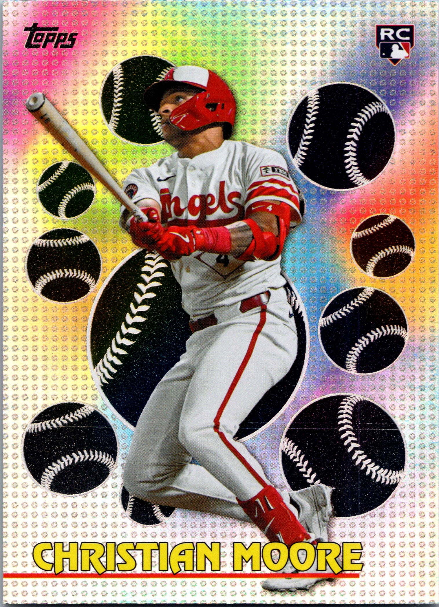 2026 Topps Christian Moore #TOG-21 Titans of the Game Angels Rookie NM