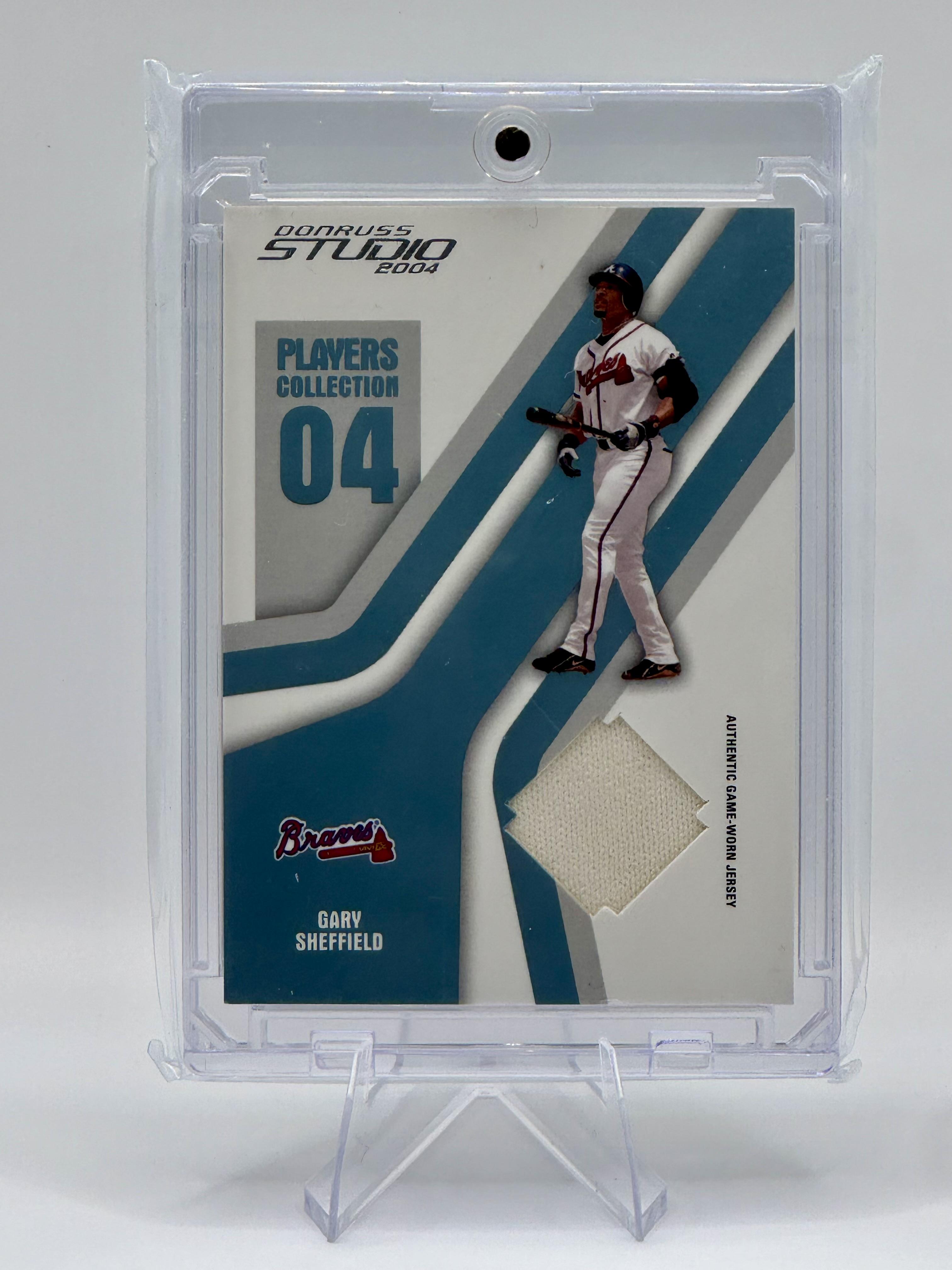 2004 Playoff Honors Gary Sheffield #PC-14 SN, Memorabilia MEM: Jersey; Near Mint