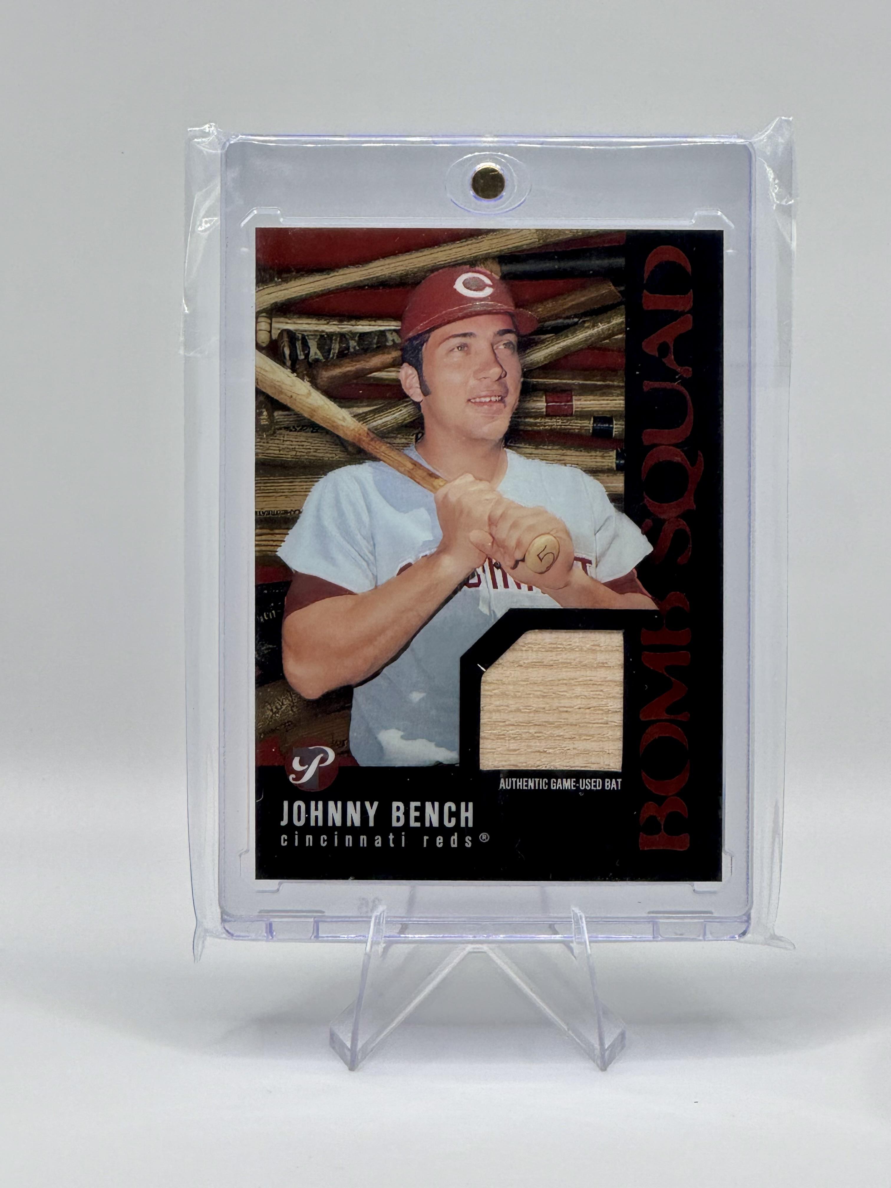 2003 Topps Pristine Johnny Bench #PBS-JB Memorabilia MEM: Bat; Near Mint