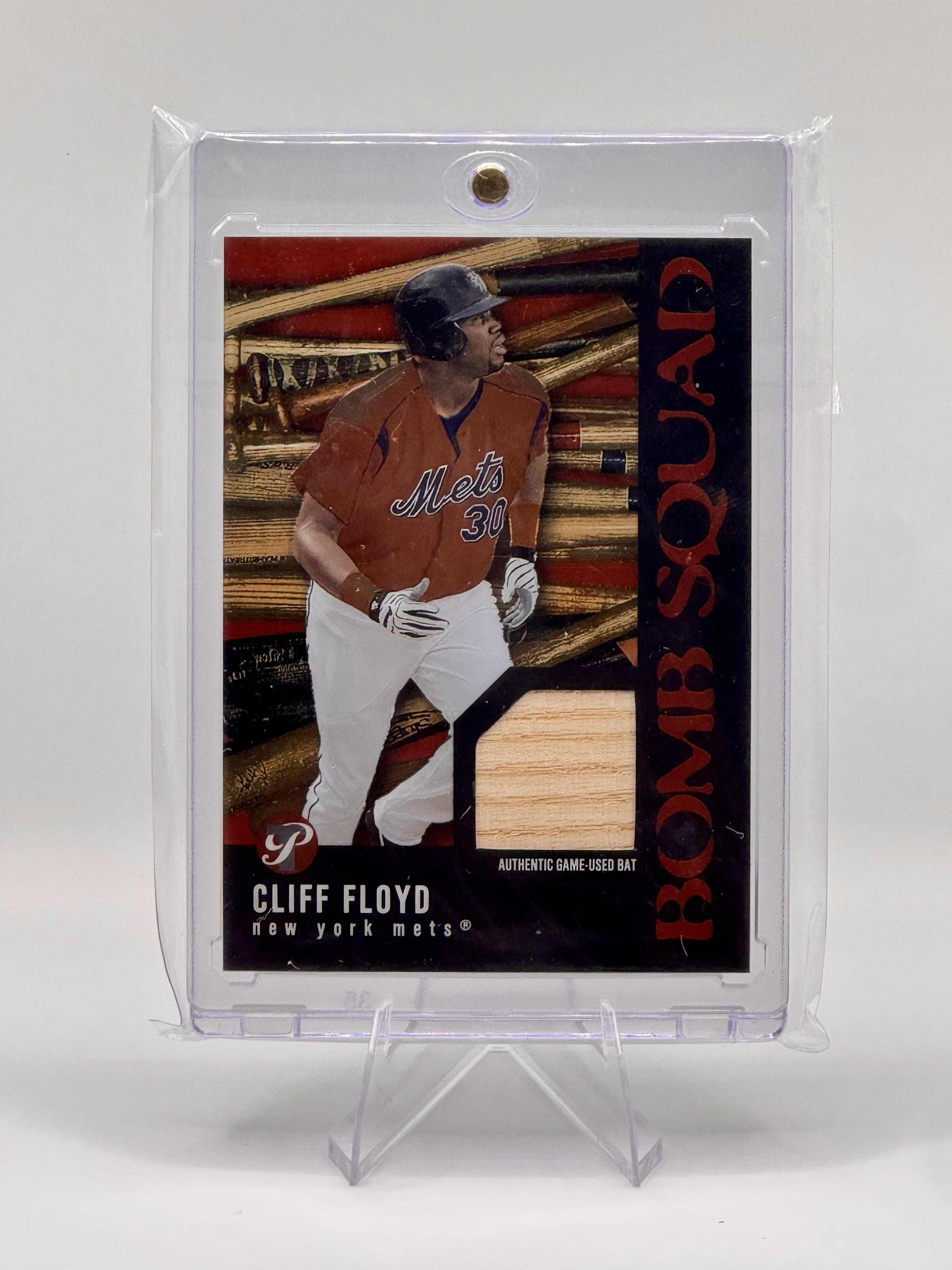 2003 Topps Pristine Cliff Floyd #PBS-CF Memorabilia MEM: Bat; Near Mint