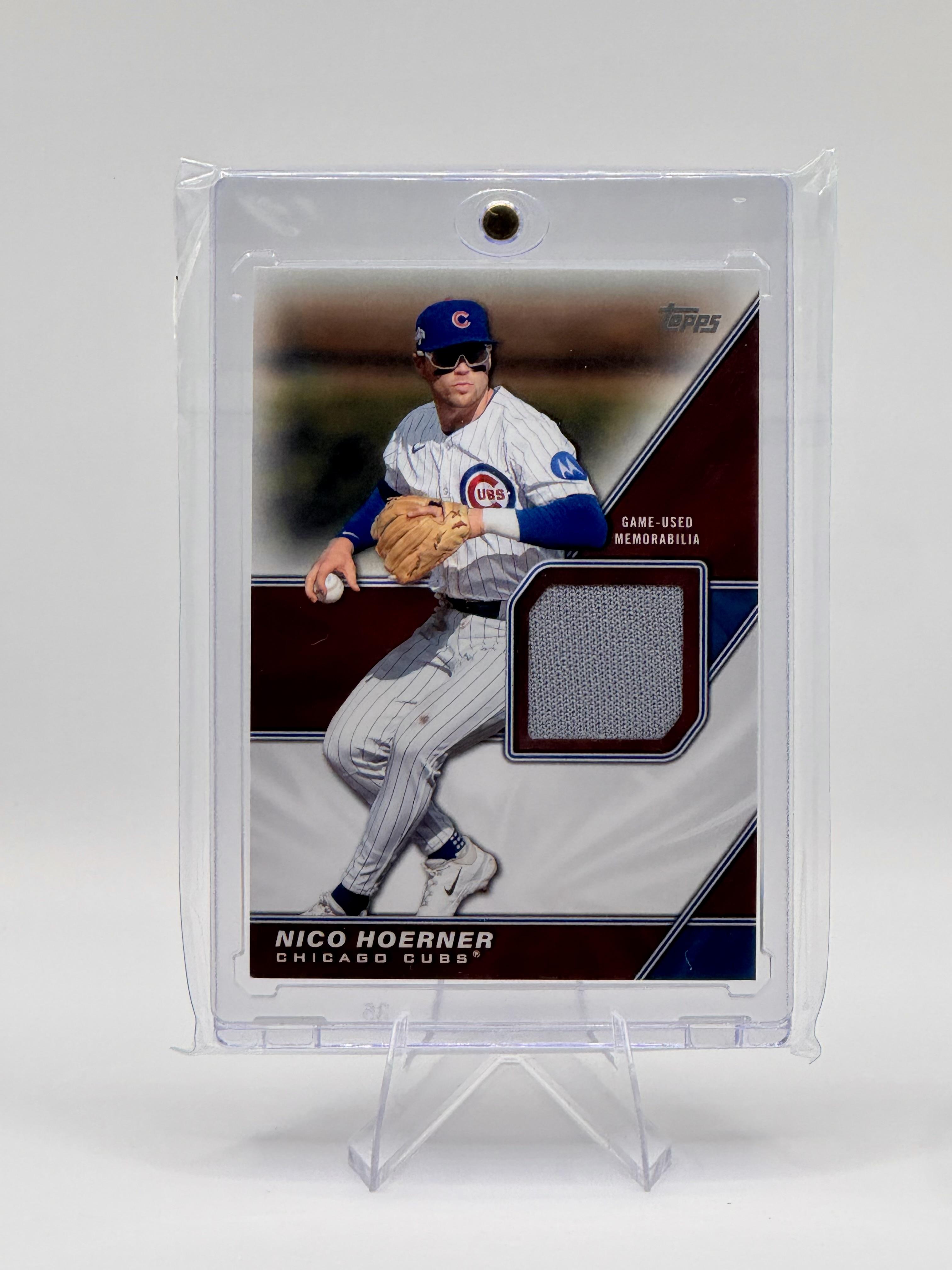 2026 Topps Nico Hoerner #MLM2-NH Major League Materials Relics Chicago Cubs NM