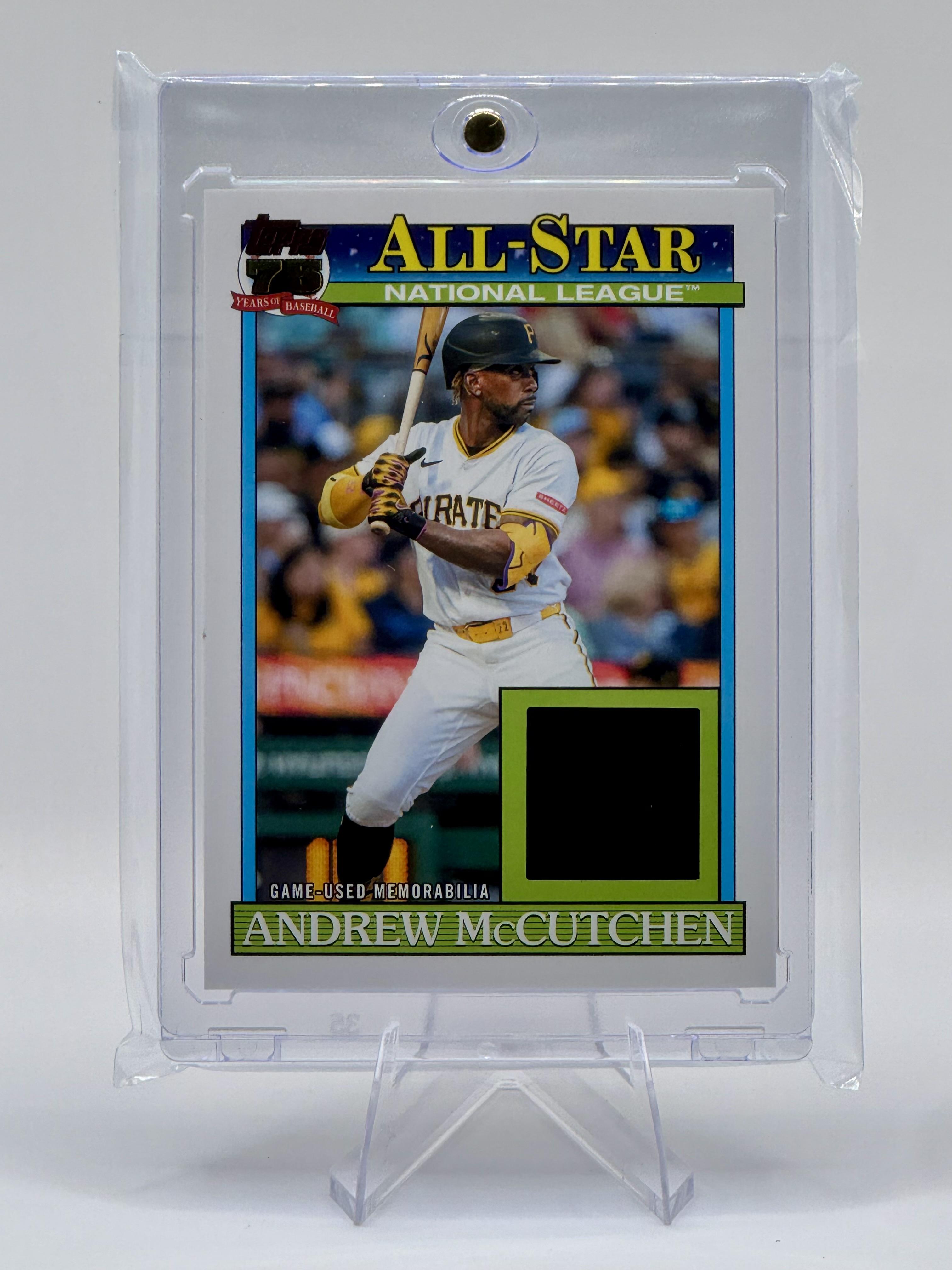 2026 Topps Andrew McCutchen #91ASR-AM 1991 All Star Relic Pittsburgh Pirates NM