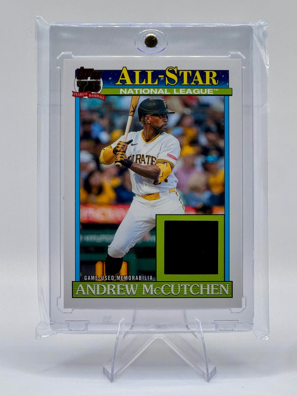 2026 Topps Andrew McCutchen #91ASR-AM 1991 All Star Relic Pittsburgh Pirates NM
