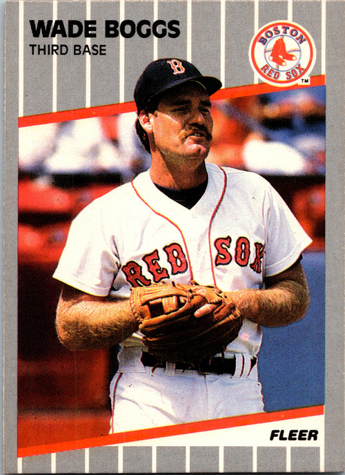 1989 Fleer Wade Boggs #81 Boston Red Sox Excellent