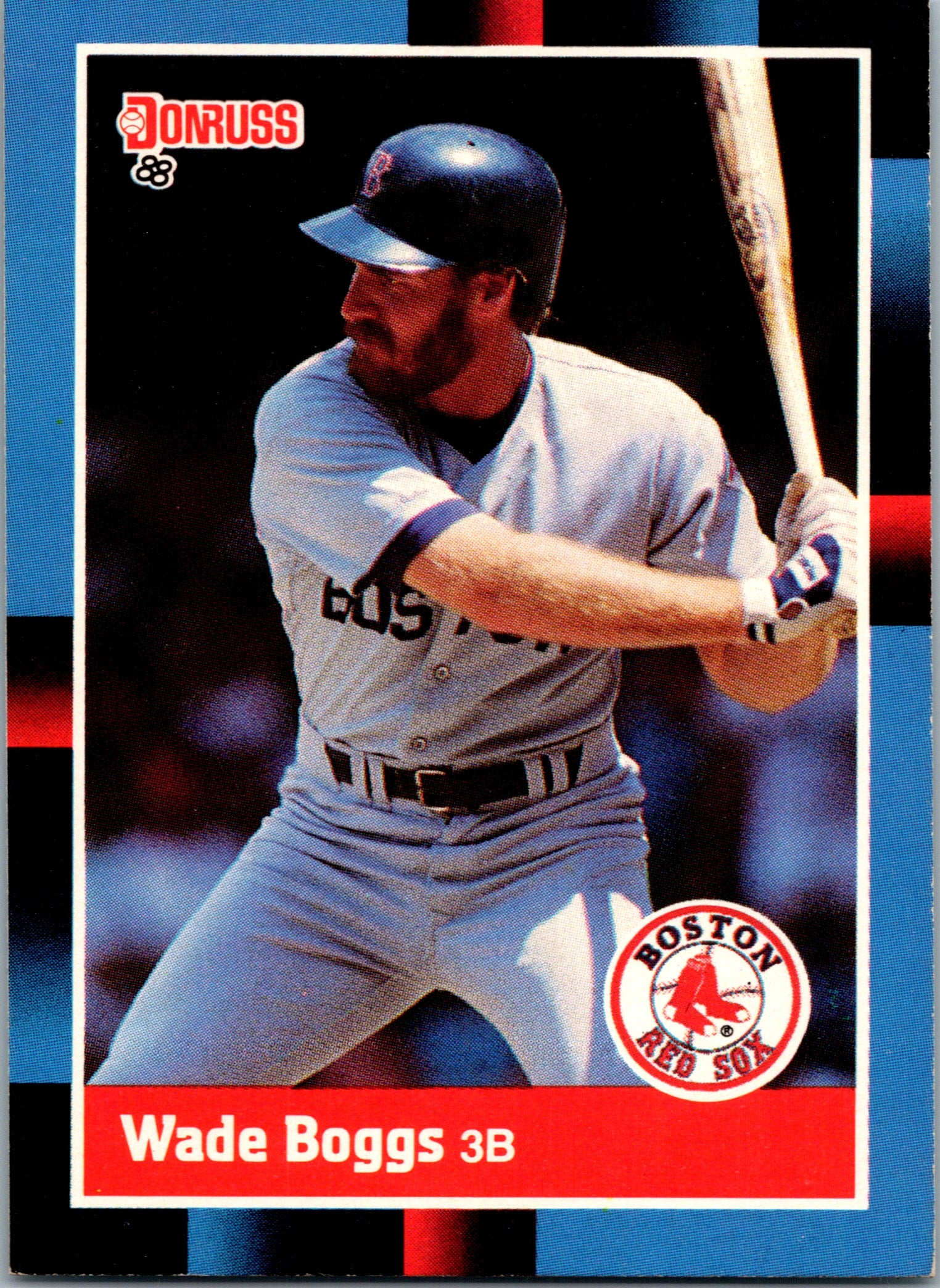 1988 Donruss Wade Boggs #153 Boston Red Sox Excellent