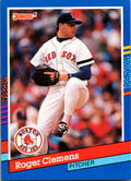 1991 Donruss Roger Clemens #81b Boston Red Sox Excellent