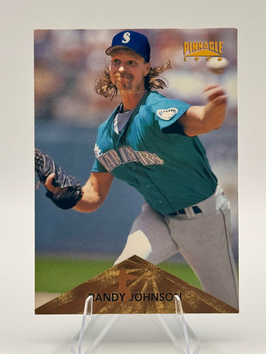 1996 Pinnacle Randy Johnson #236 Seattle Mariners Excellent