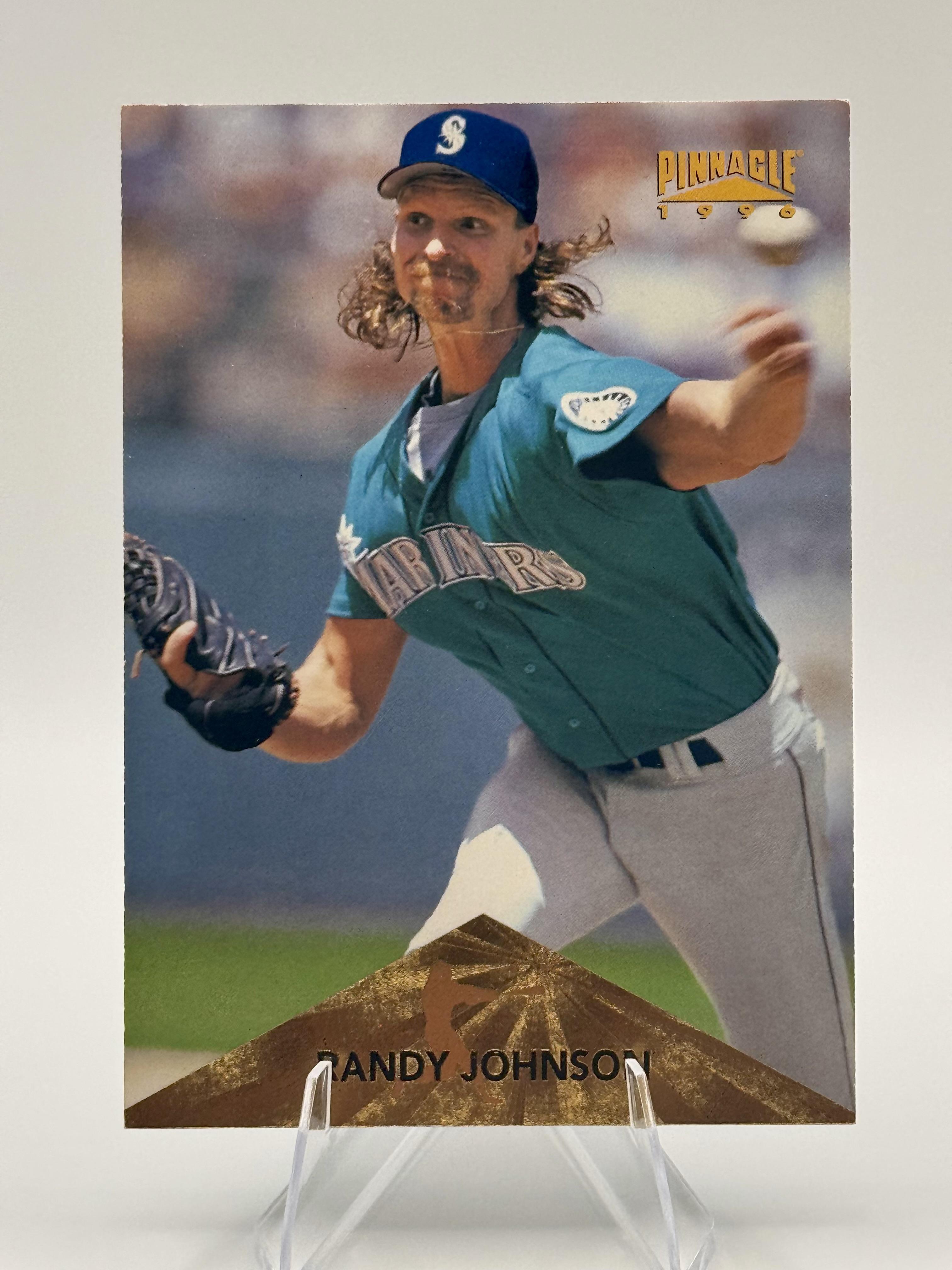 1996 Pinnacle Randy Johnson #236 Seattle Mariners Excellent