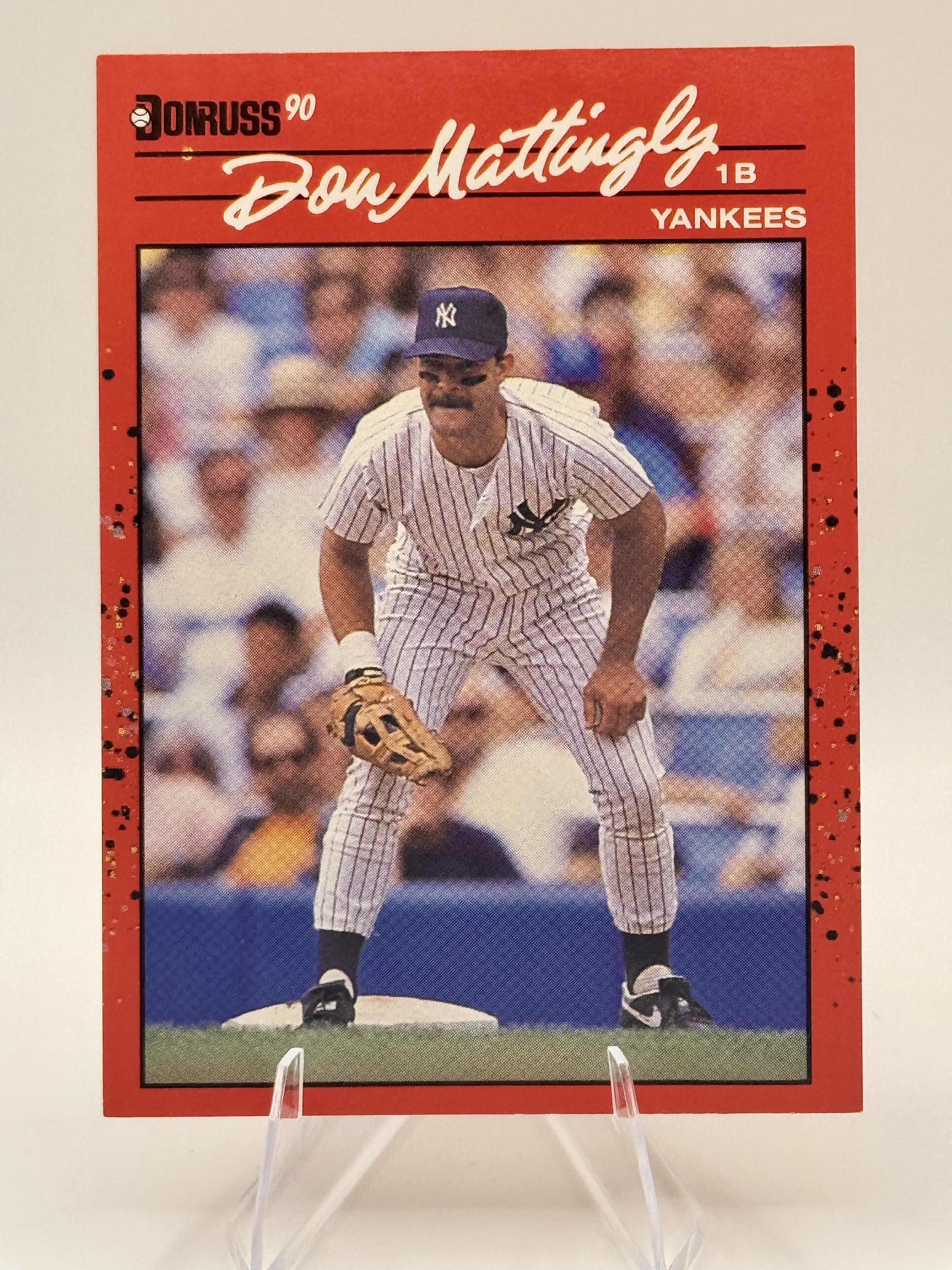 1990 Donruss Don Mattingly #190 New York Yankees Excellent