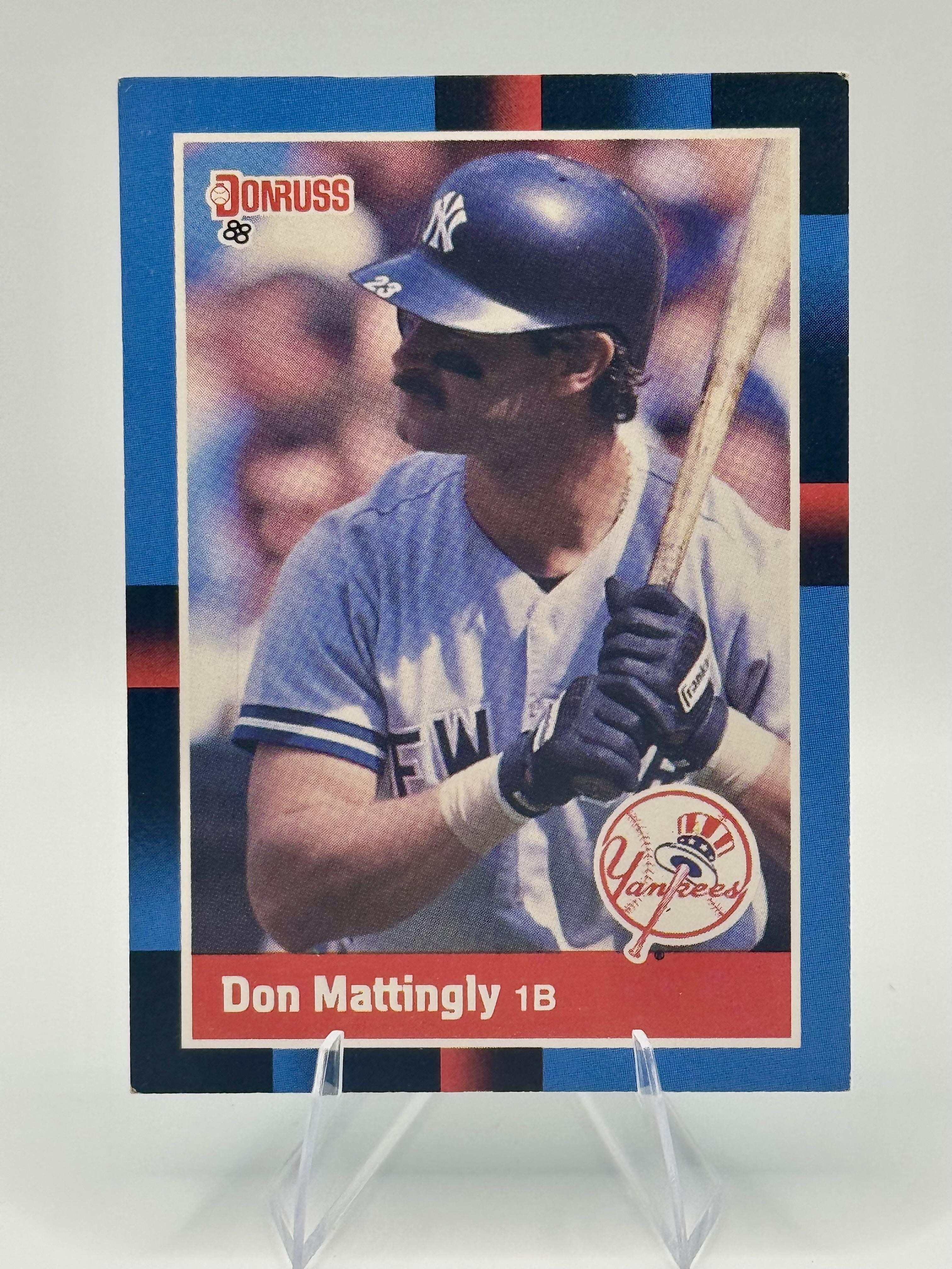 1988 Donruss Don Mattingly #217b New York Yankees Excellent