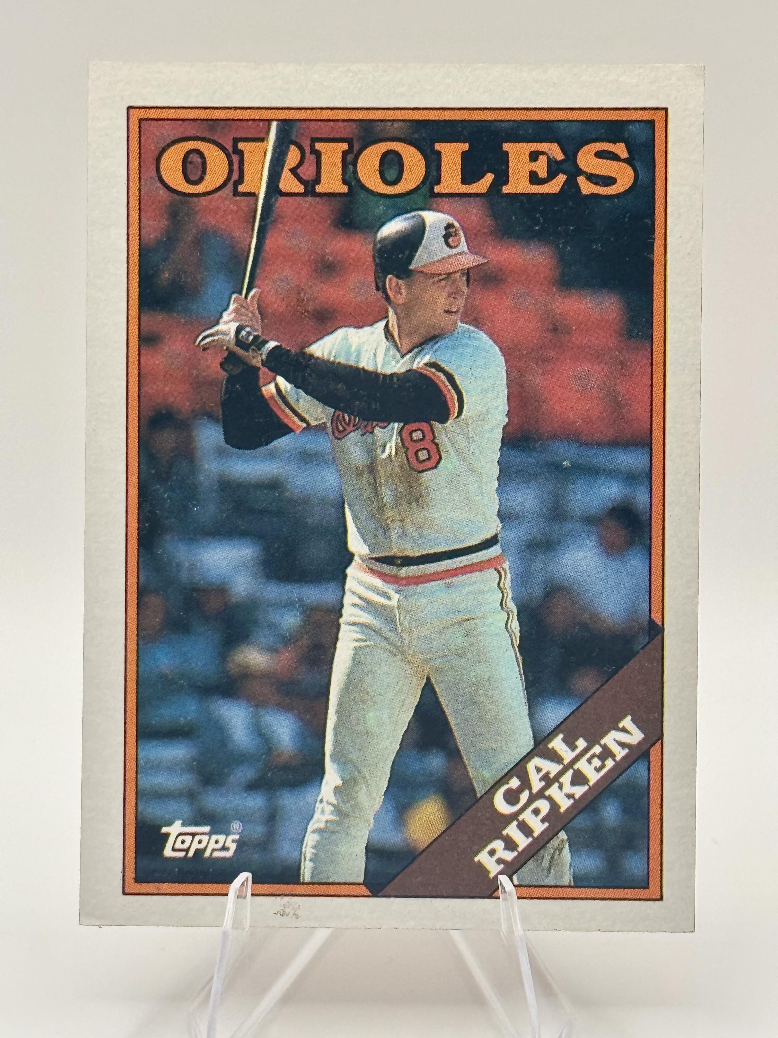 1988 Topps Cal Ripken #650 Baltimore Orioles Excellent