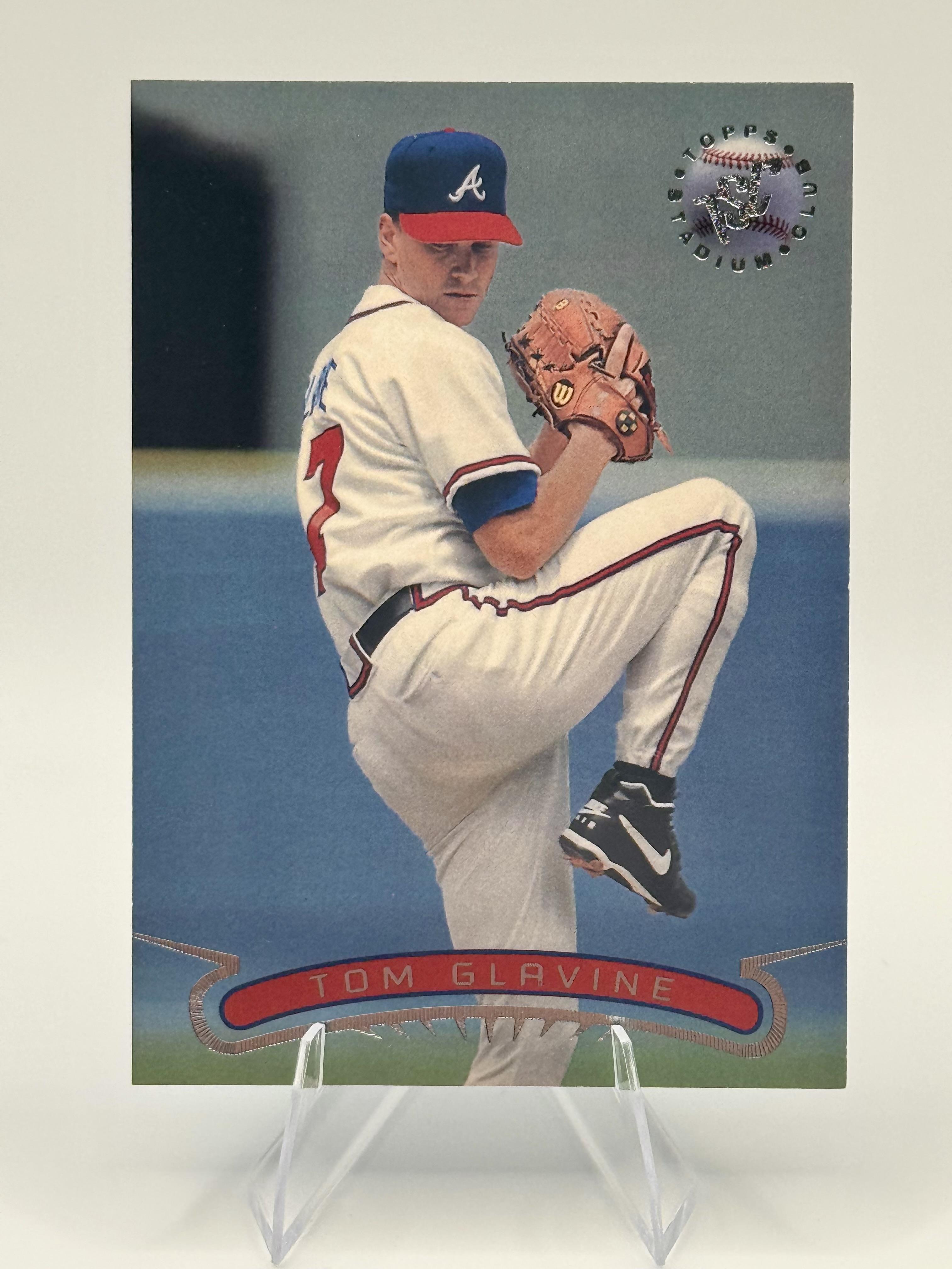 1996 Stadium Club Tom Glavine #49 Atlanta Braves Excellent