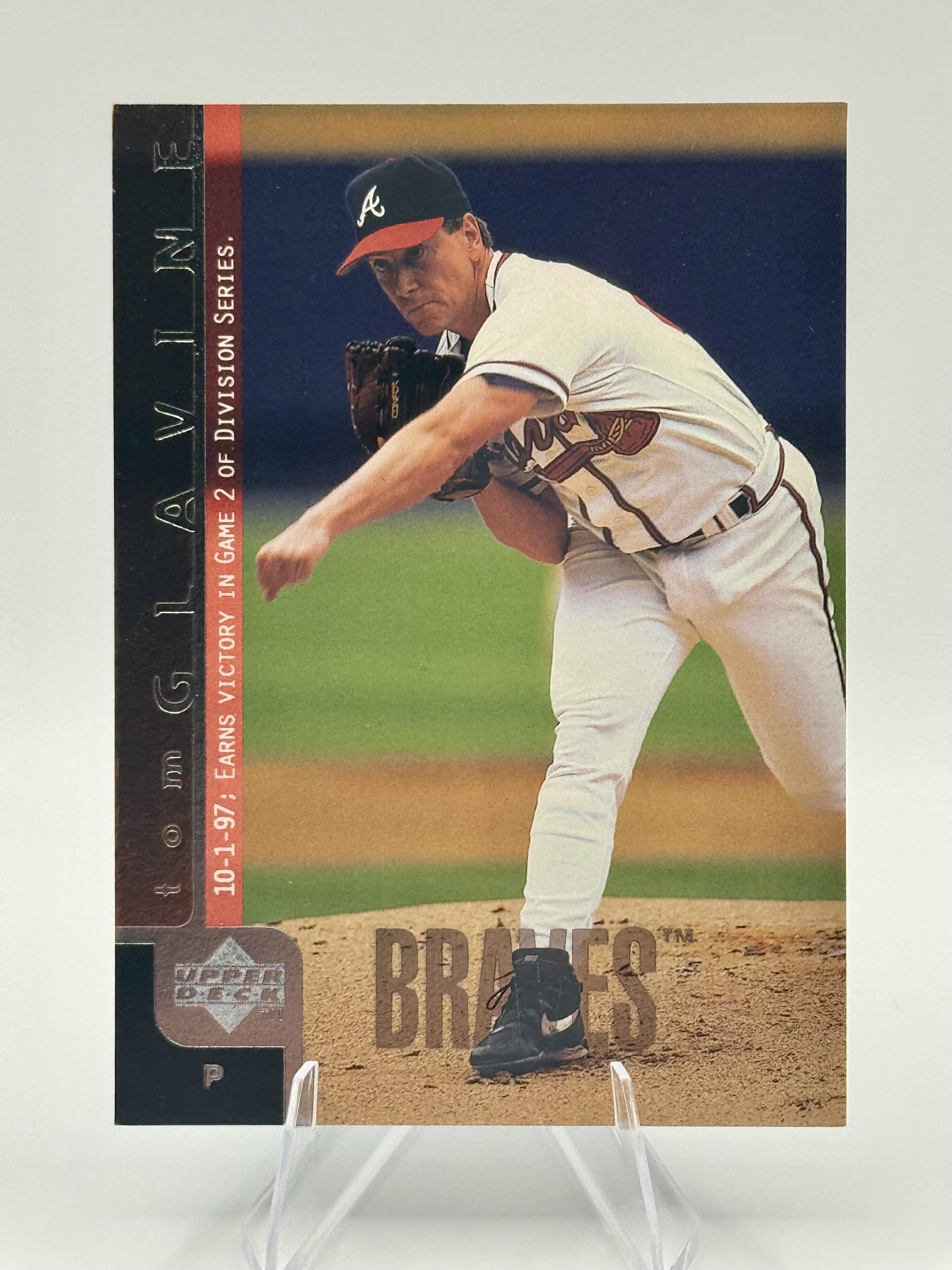 1998 Upper Deck Tom Glavine #299 Atlanta Braves Excellent