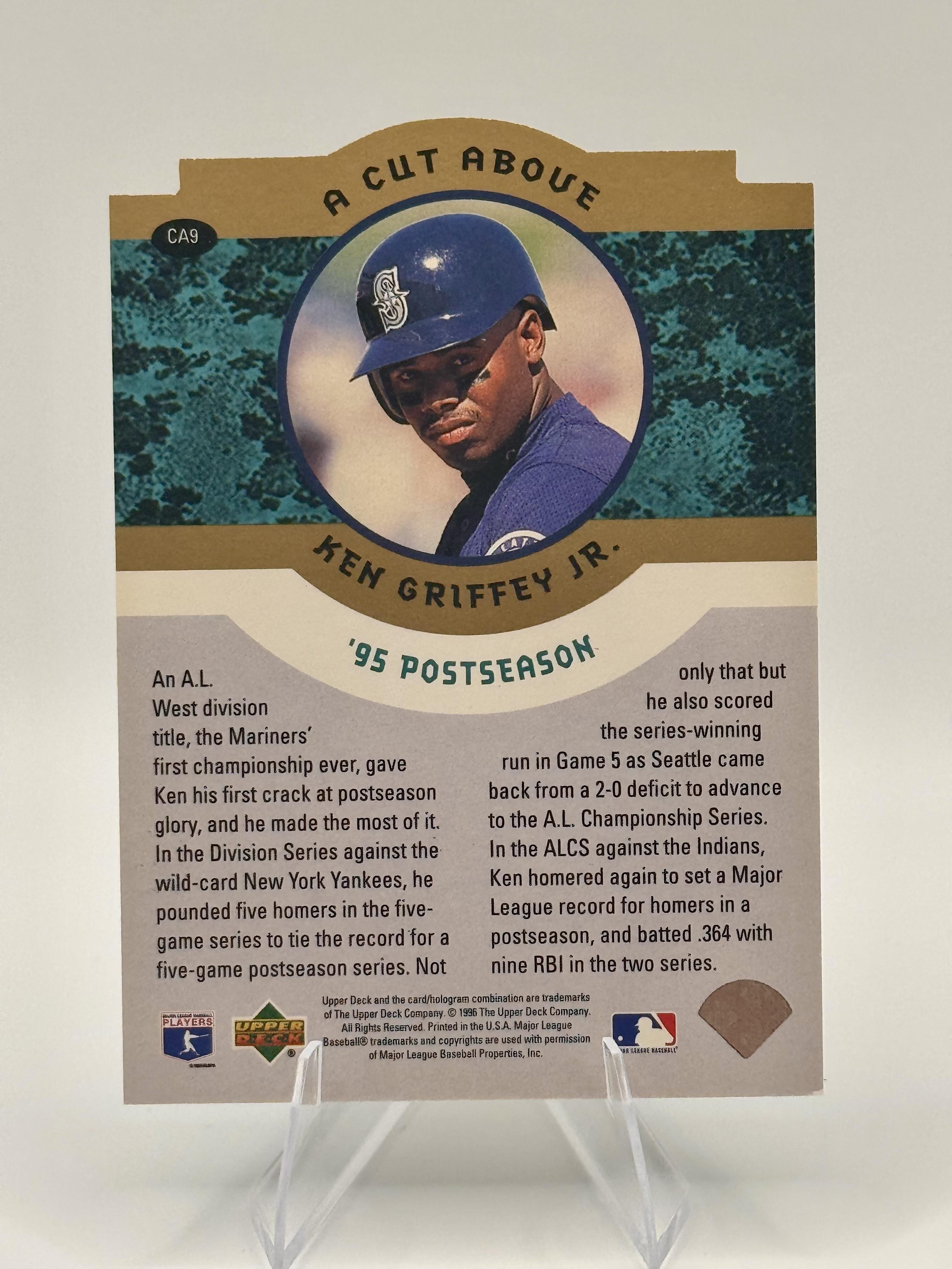 1996 Collector's Choice Ken Griffey Jr. #CA9 Seattle Mariners Excellent