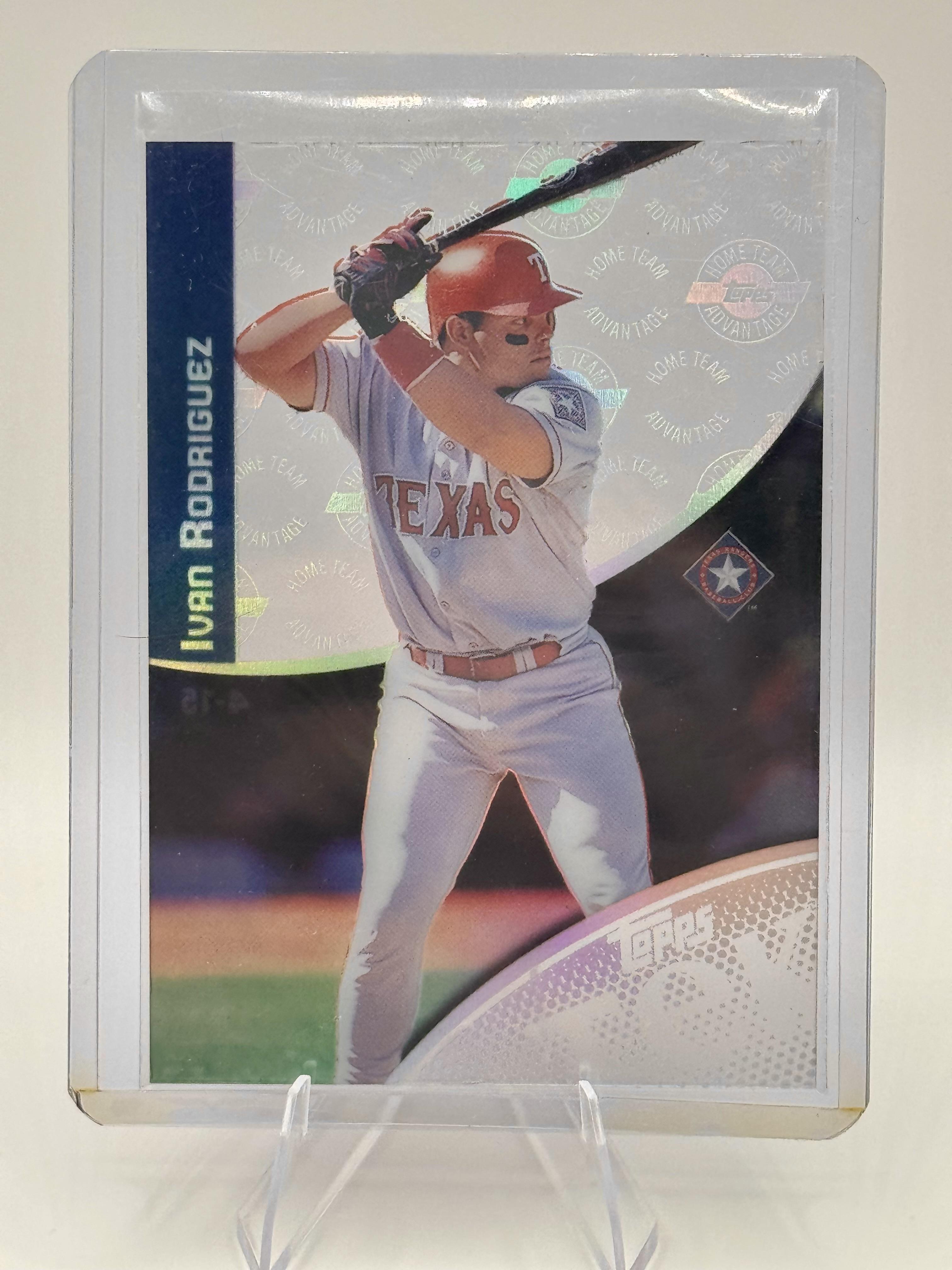2000 Topps Tek Ivan Rodriguez #4-14 Pattern 14 Texas Rangers Excellent