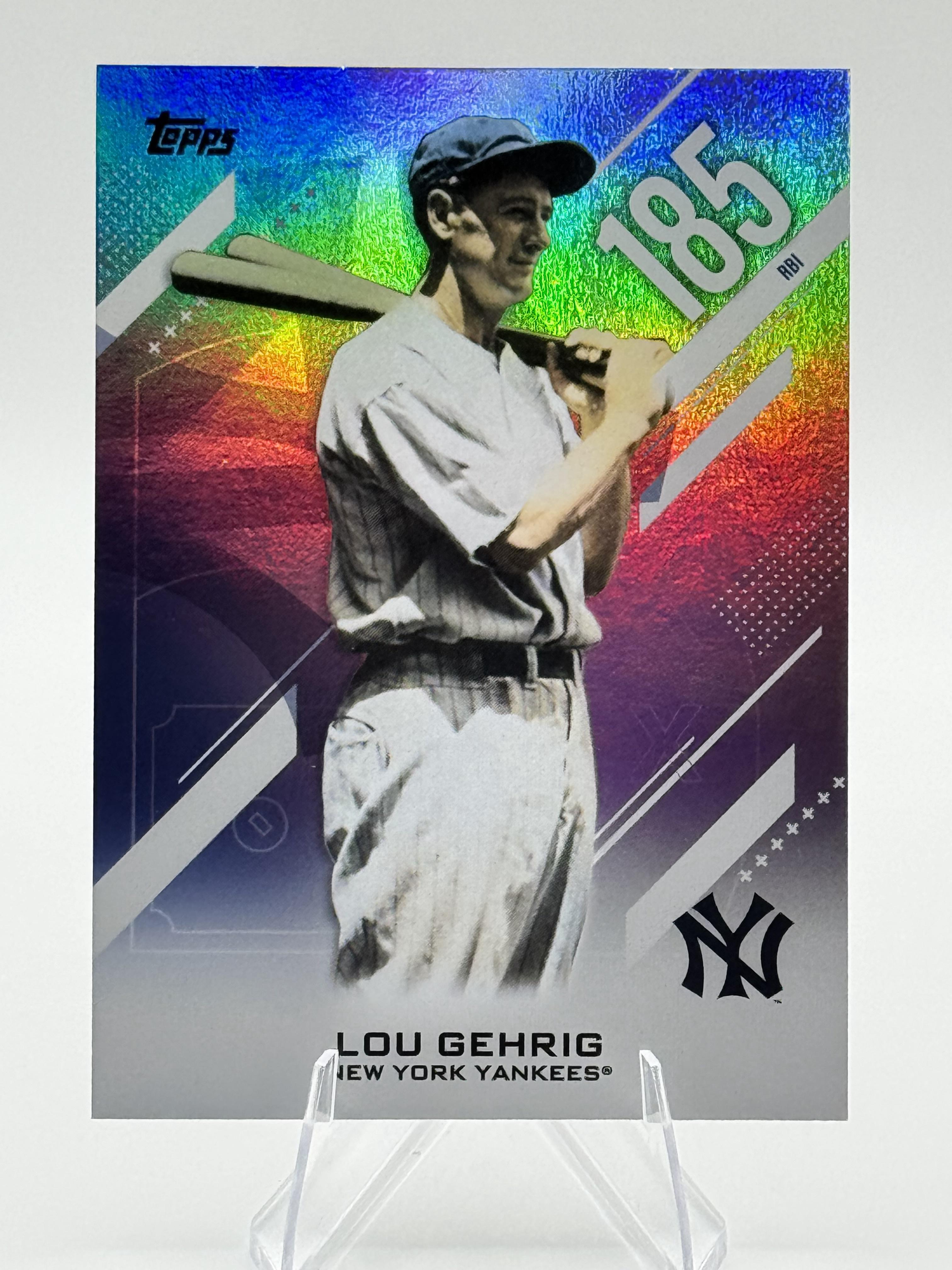 2026 Topps Lou Gehrig #CN-7 Crooked Numbers New York Yankees Near Mint or Better