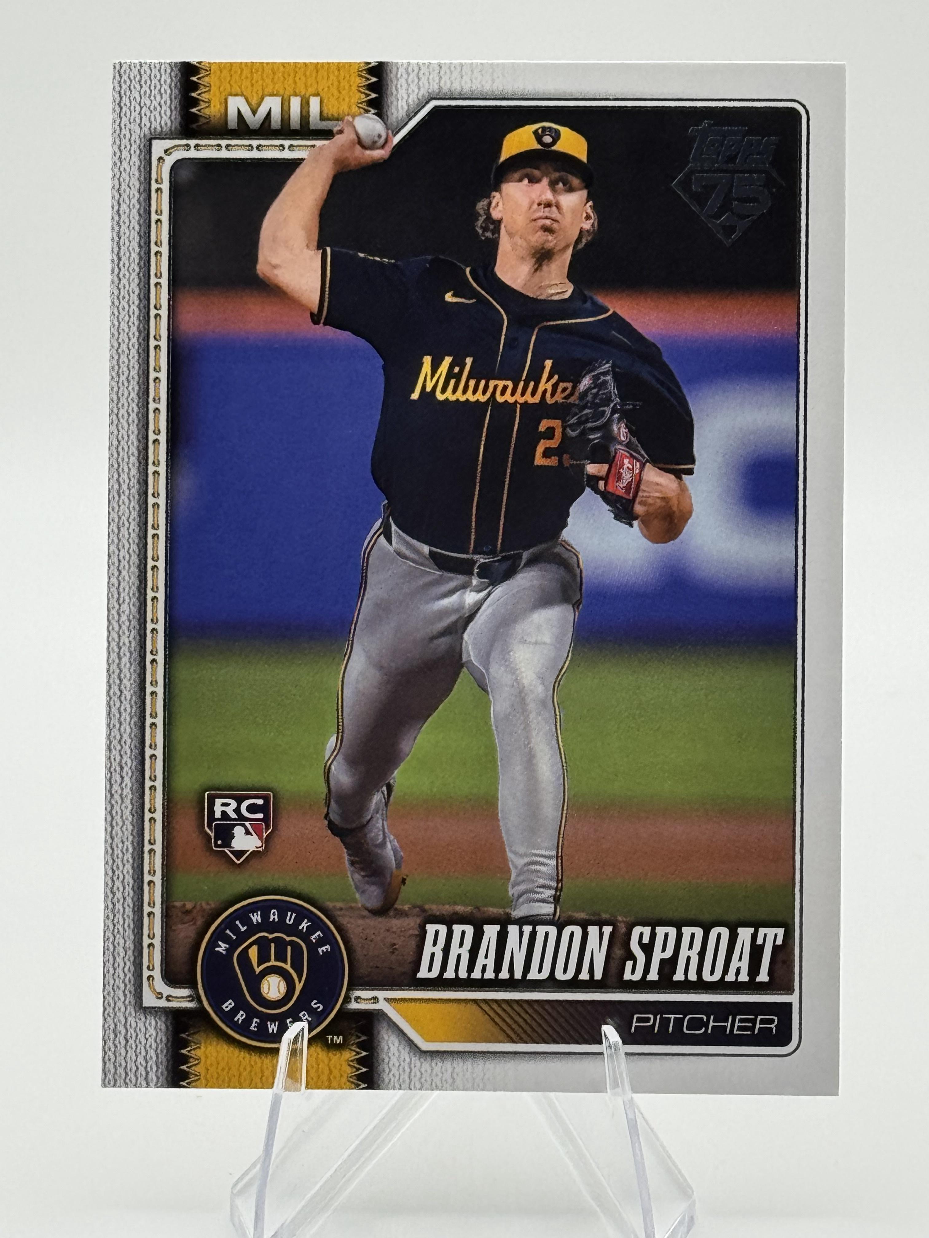 2026 Topps Brandon Sproat #534 Rookie Near Mint