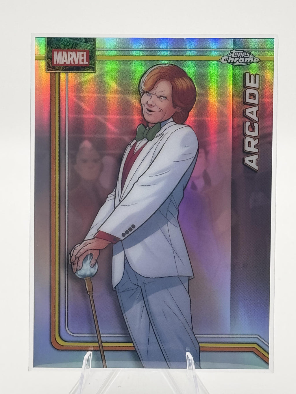 Topps Chrome Marvel Arcade #104 Refractor Near Mint or Better