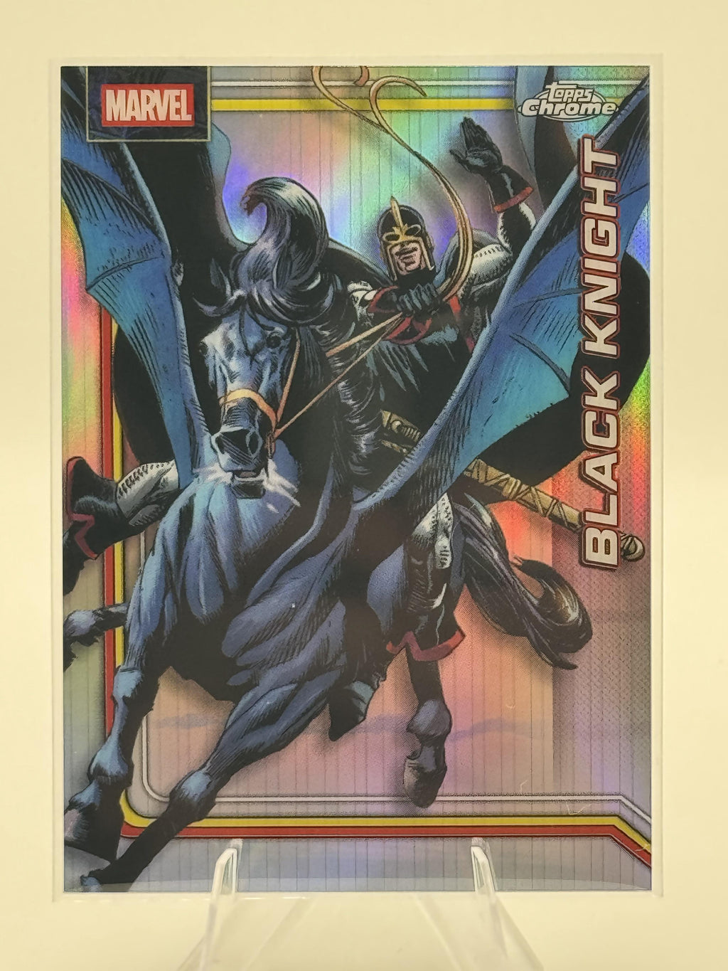 Topps Chrome Marvel Black Knight #014 Refractor Near Mint or Better