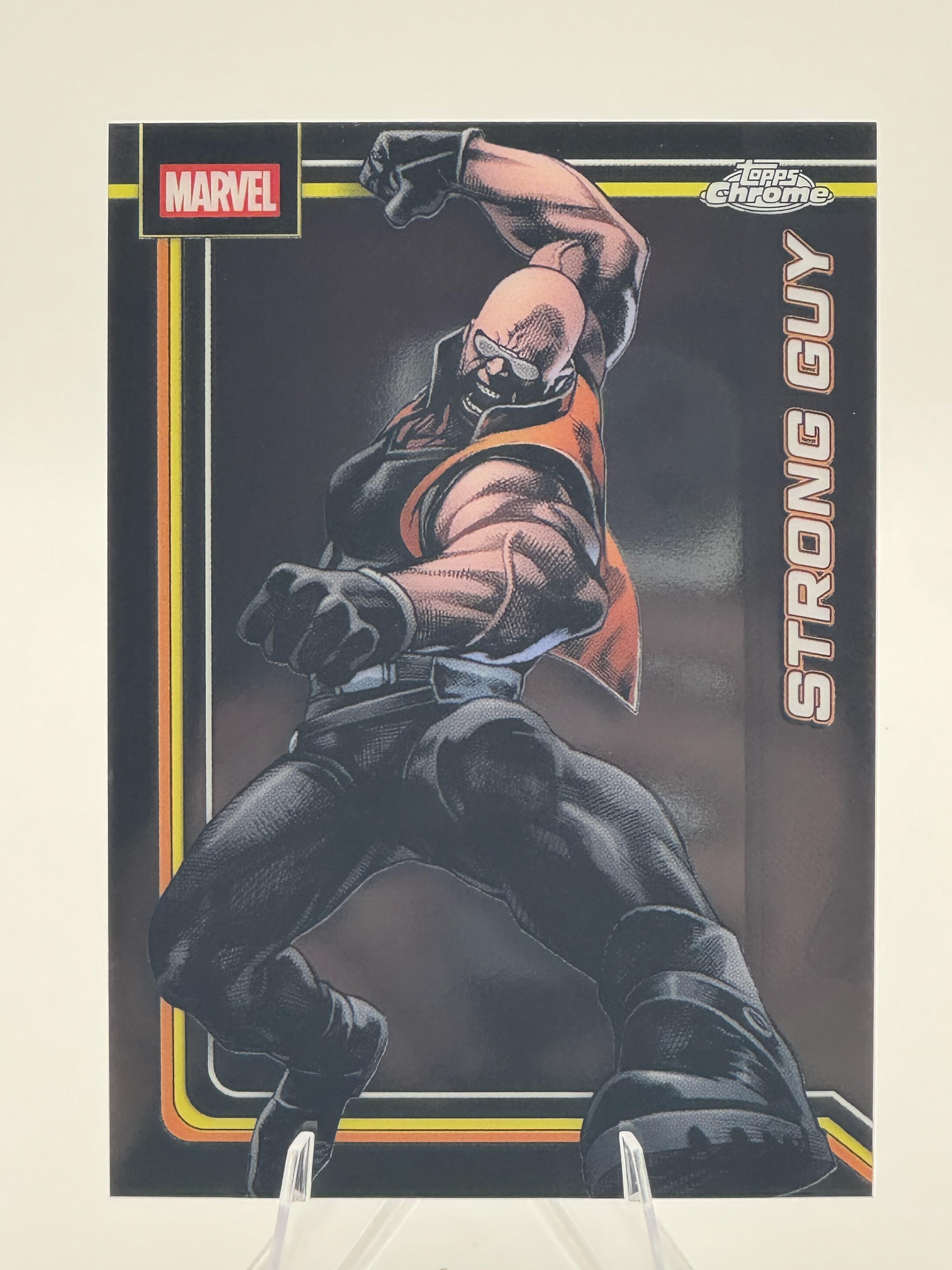 Topps Chrome Marvel Strong Guy #170 Chrome Near Mint or Better