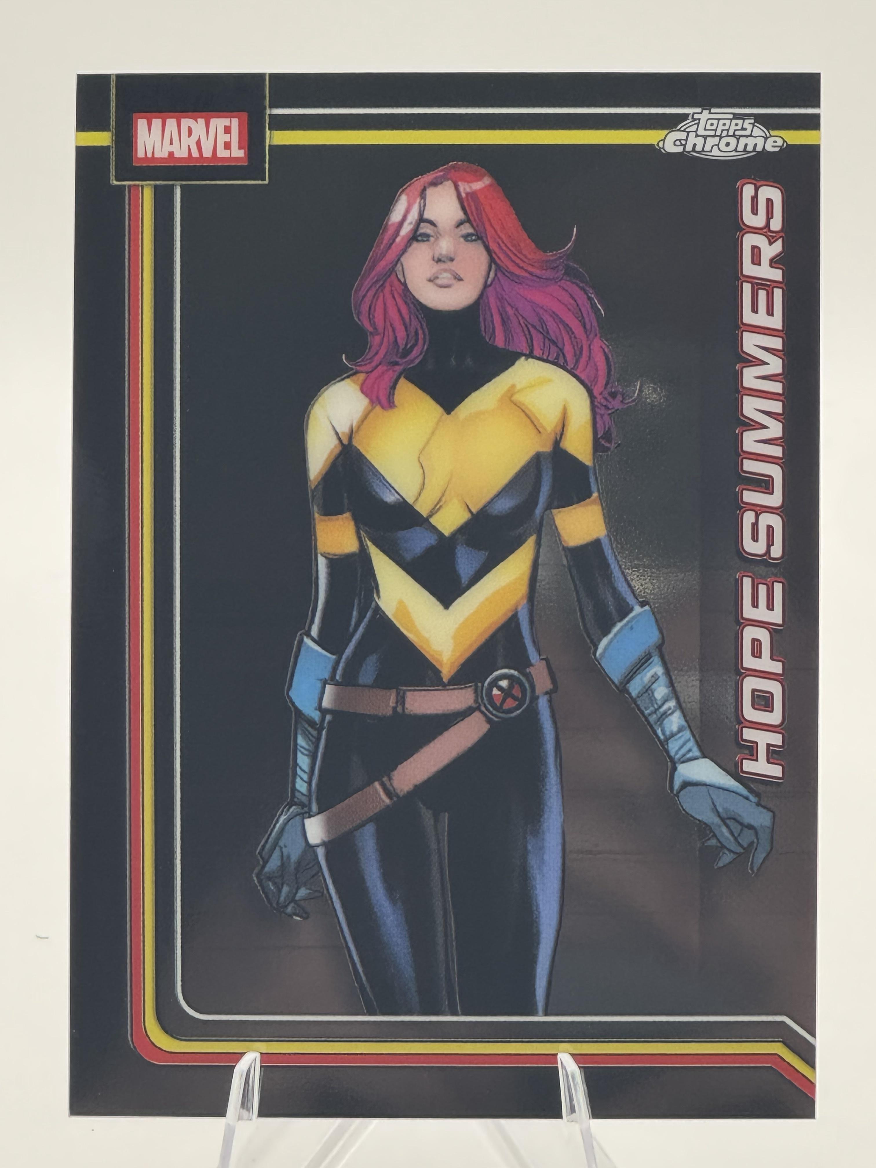 Topps Chrome Marvel Hope Summers #049 Chrome Near Mint or Better