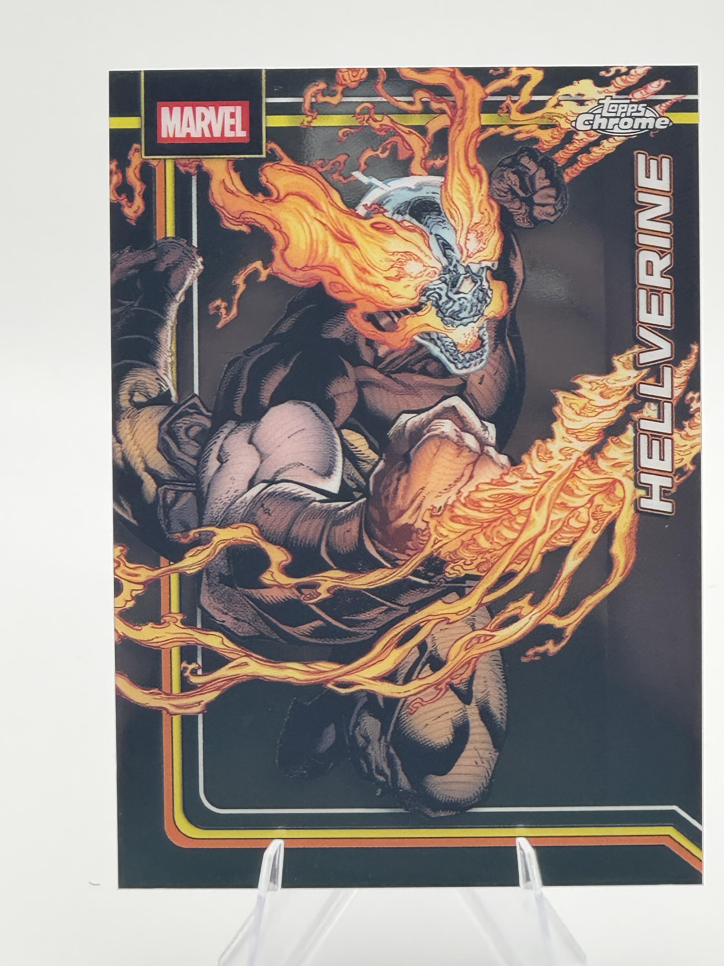 Topps Chrome Marvel Hellverine #125 Chrome Near Mint or Better